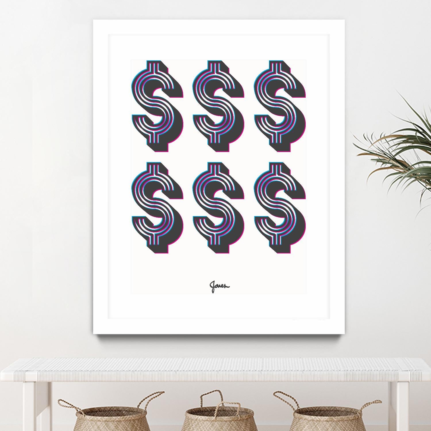 Money Money Money by Parker Jones on GIANT ART - white contemporary