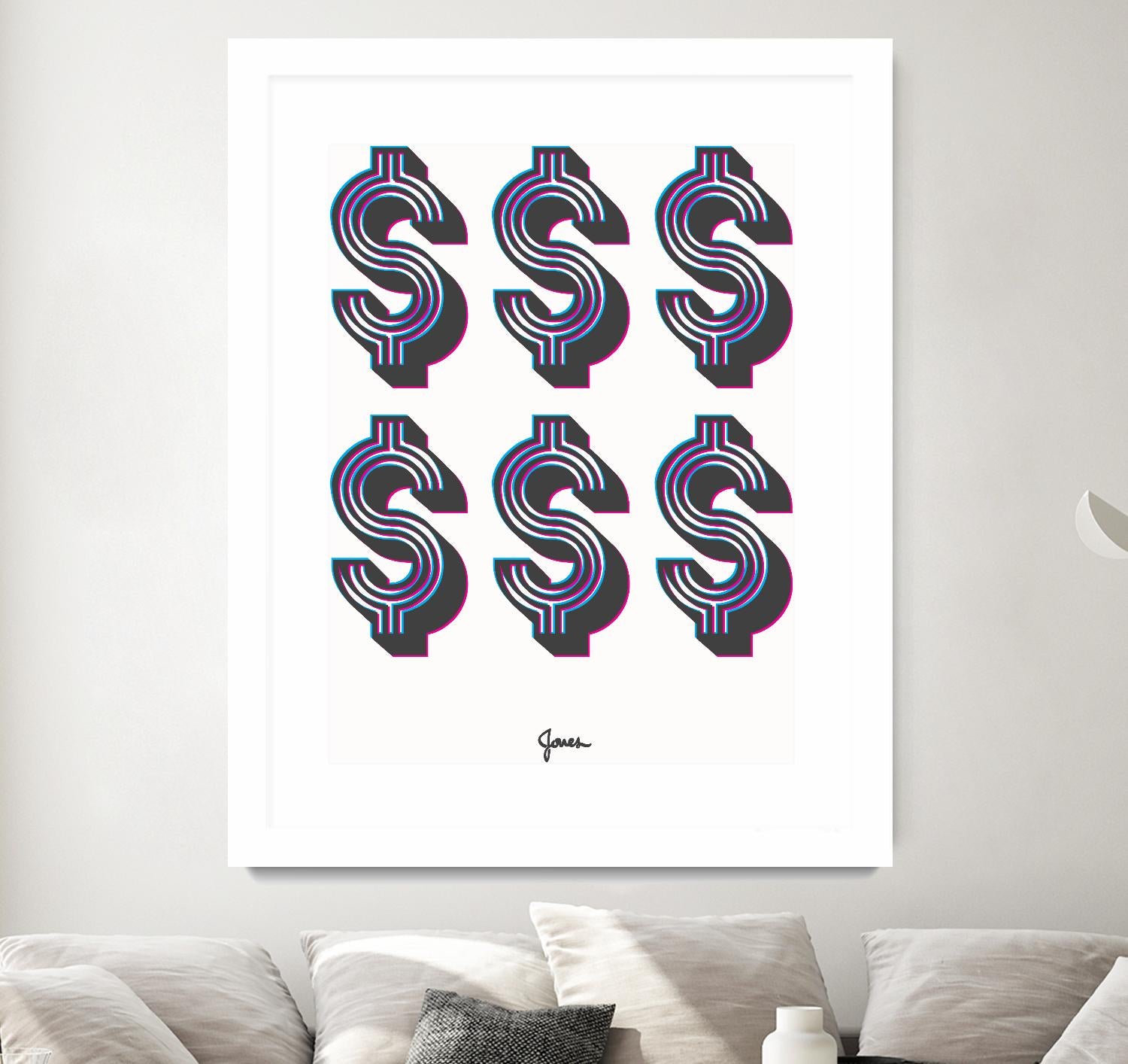 Money Money Money by Parker Jones on GIANT ART - white contemporary