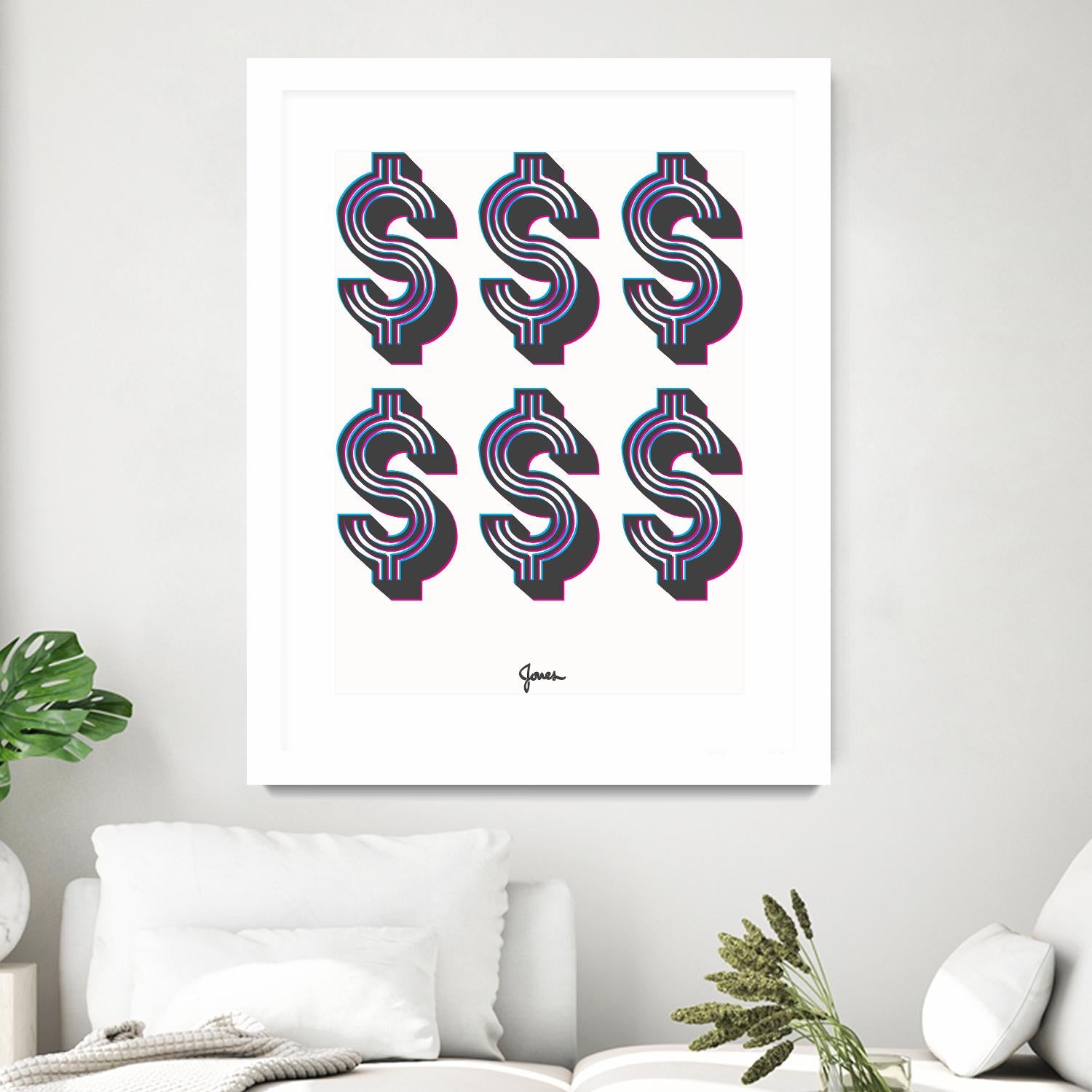 Money Money Money by Parker Jones on GIANT ART - white contemporary
