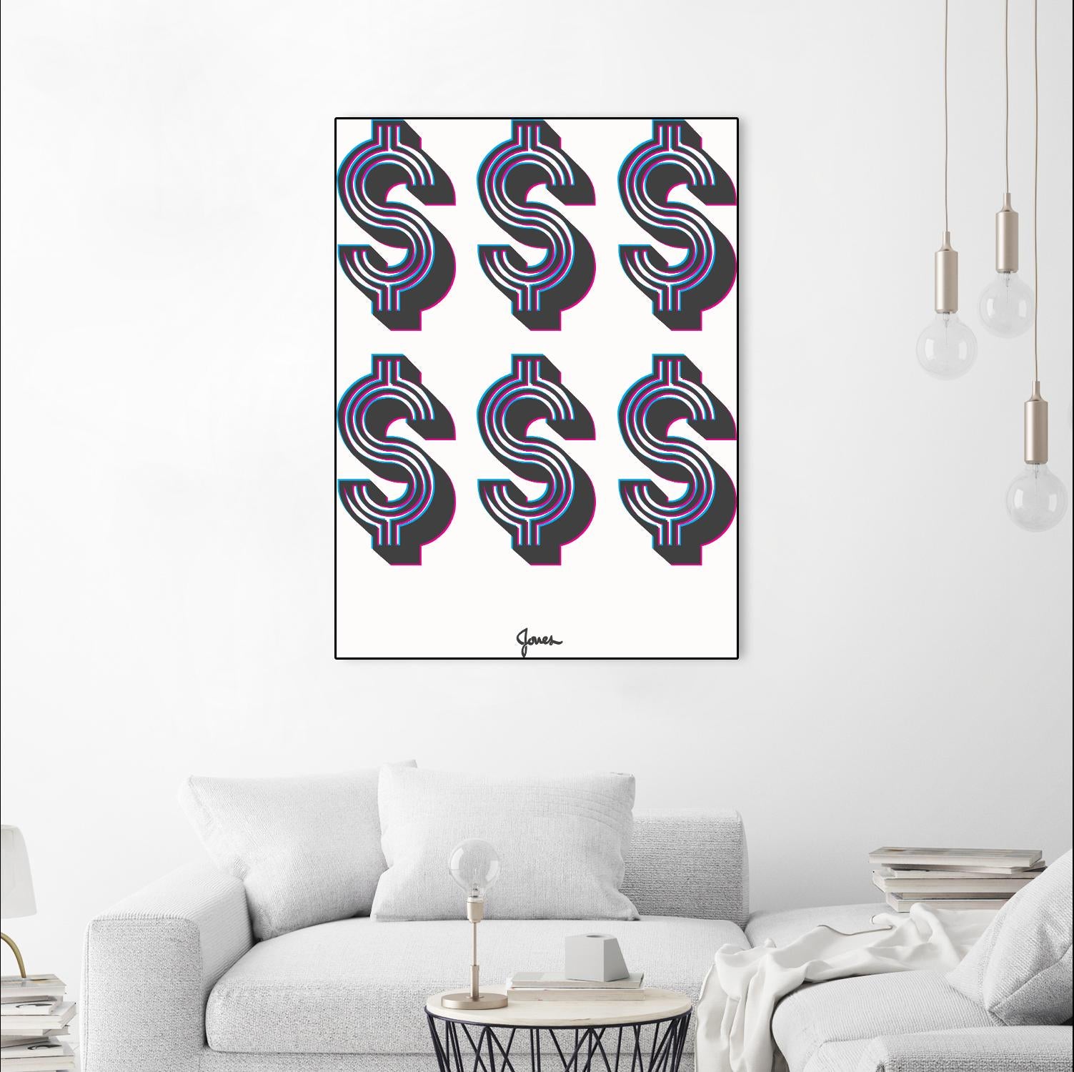 Money Money Money by Parker Jones on GIANT ART - white contemporary
