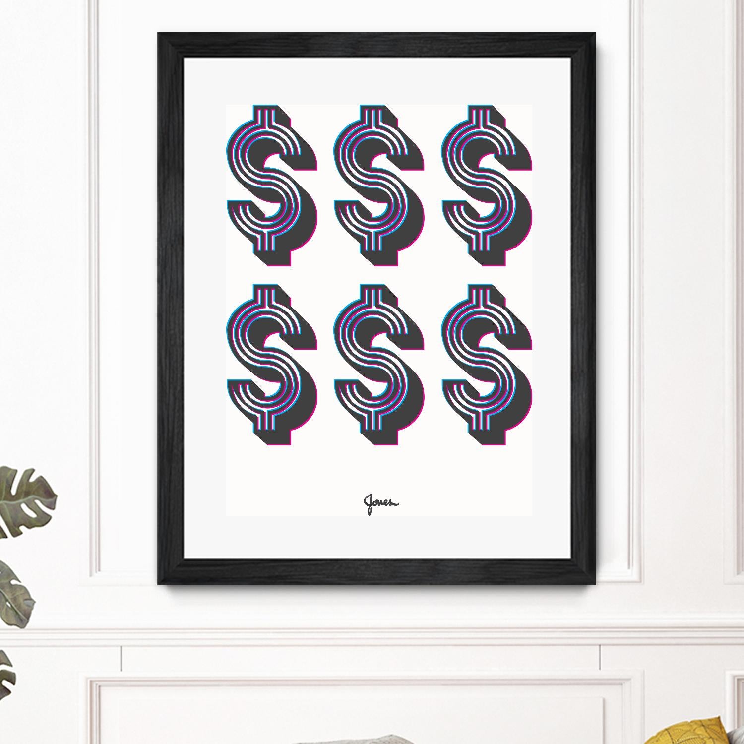 Money Money Money by Parker Jones on GIANT ART - white contemporary