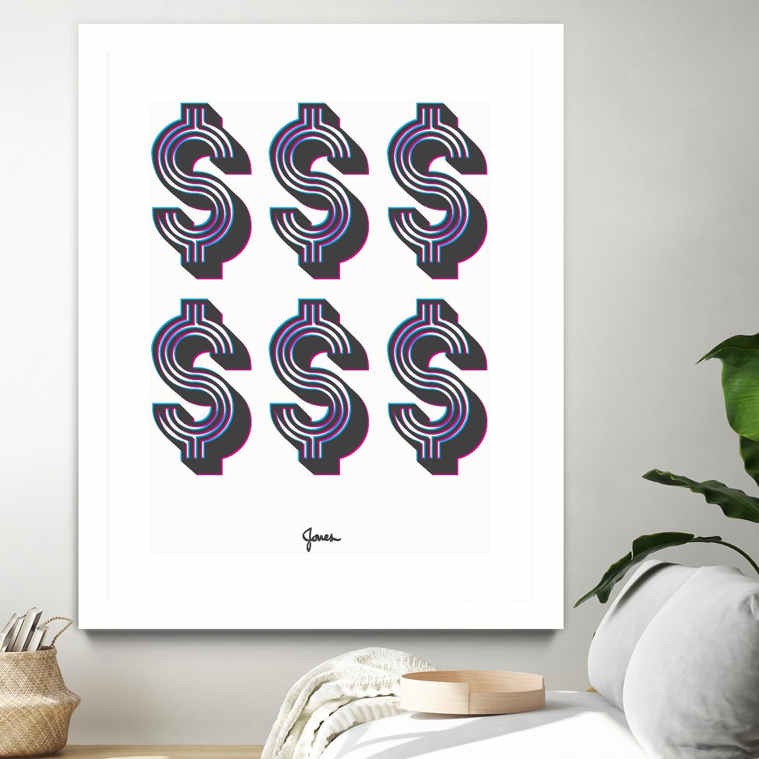Money Money Money by Parker Jones on GIANT ART - white contemporary