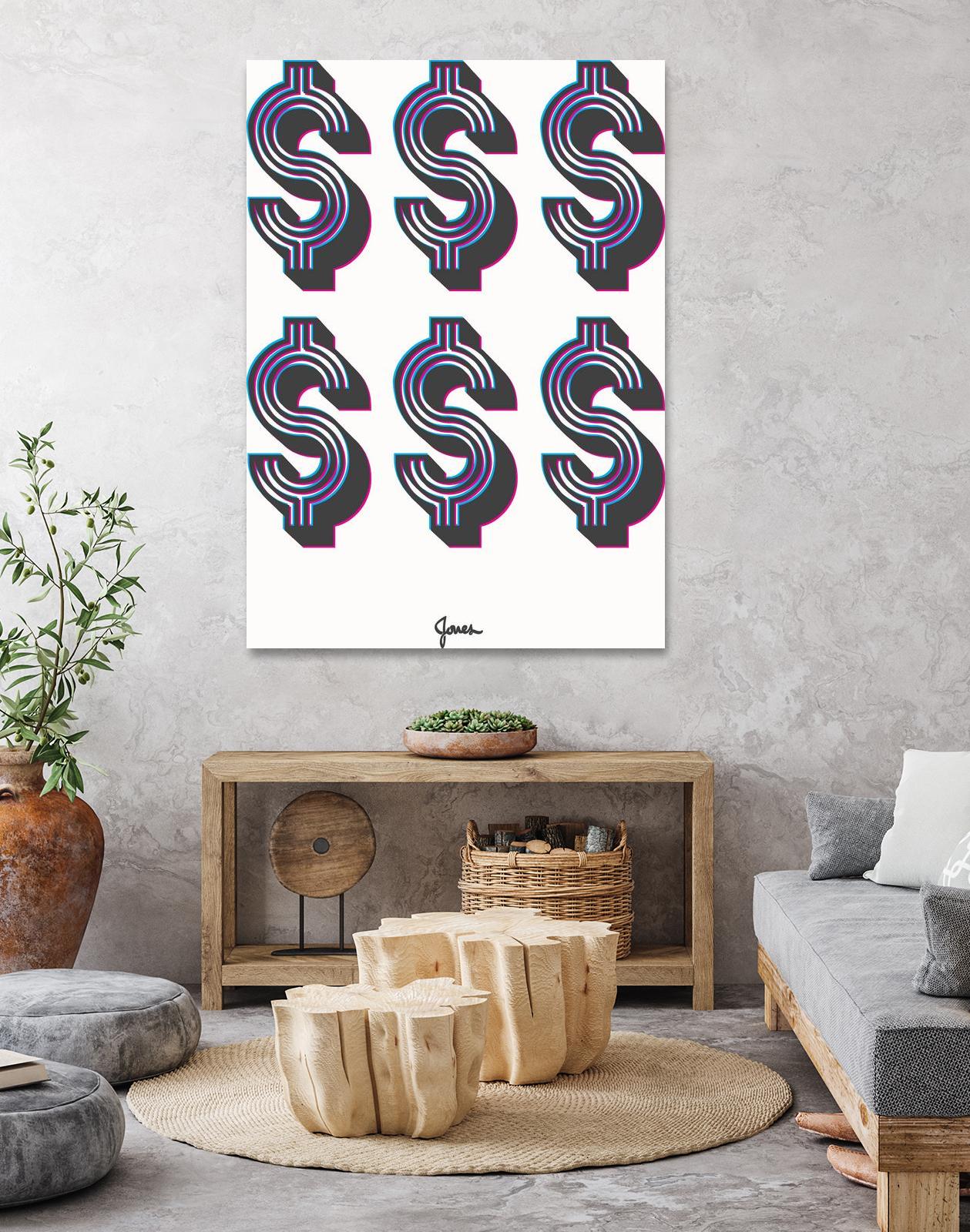 Money Money Money by Parker Jones on GIANT ART - white contemporary