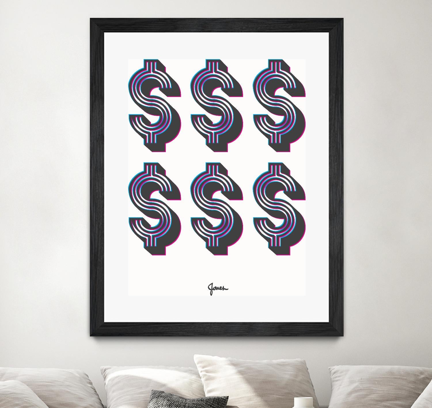 Money Money Money by Parker Jones on GIANT ART - white contemporary