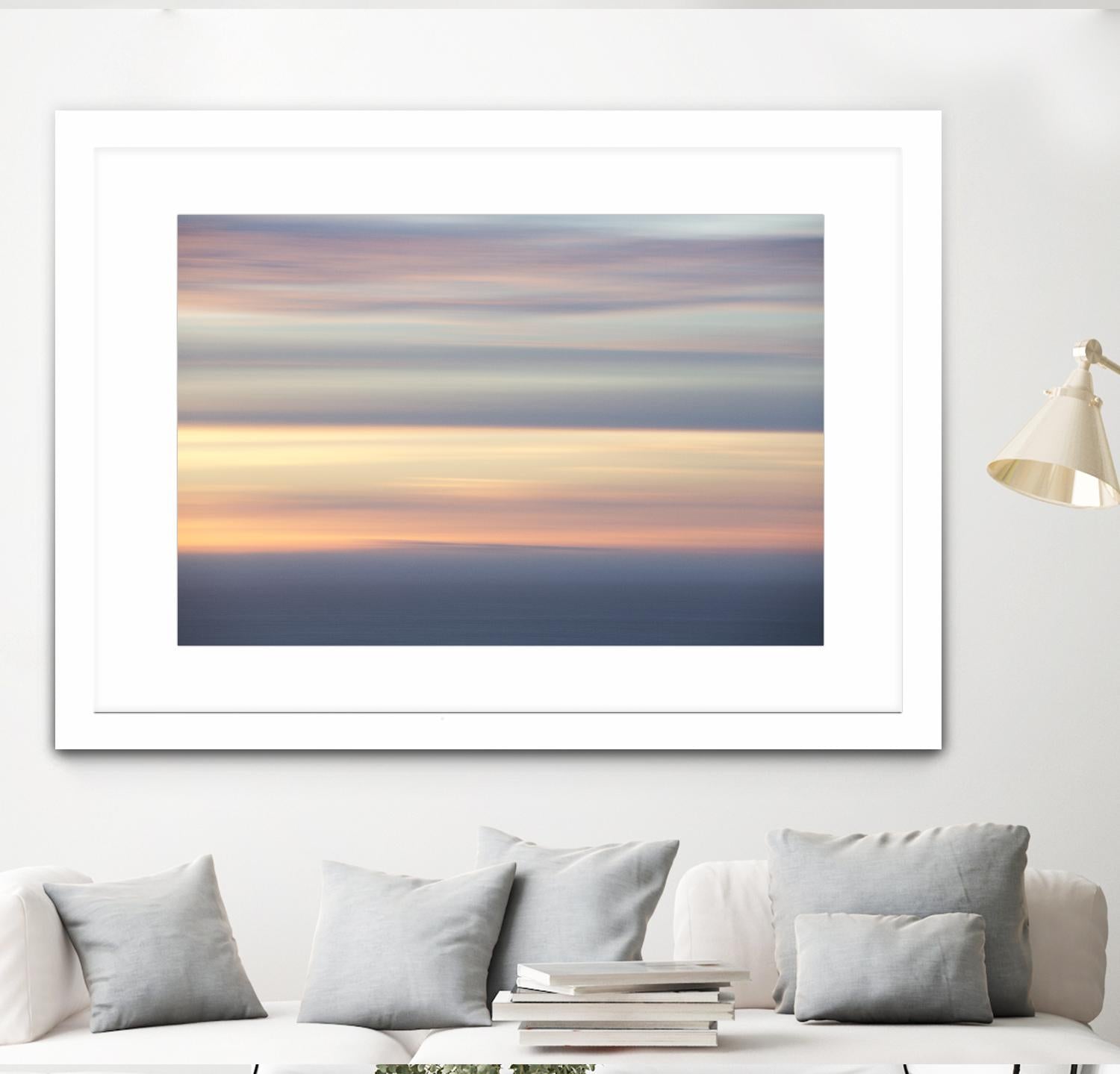 Ocean Kisses Sky by Erle KaCee on GIANT ART - blue photo art