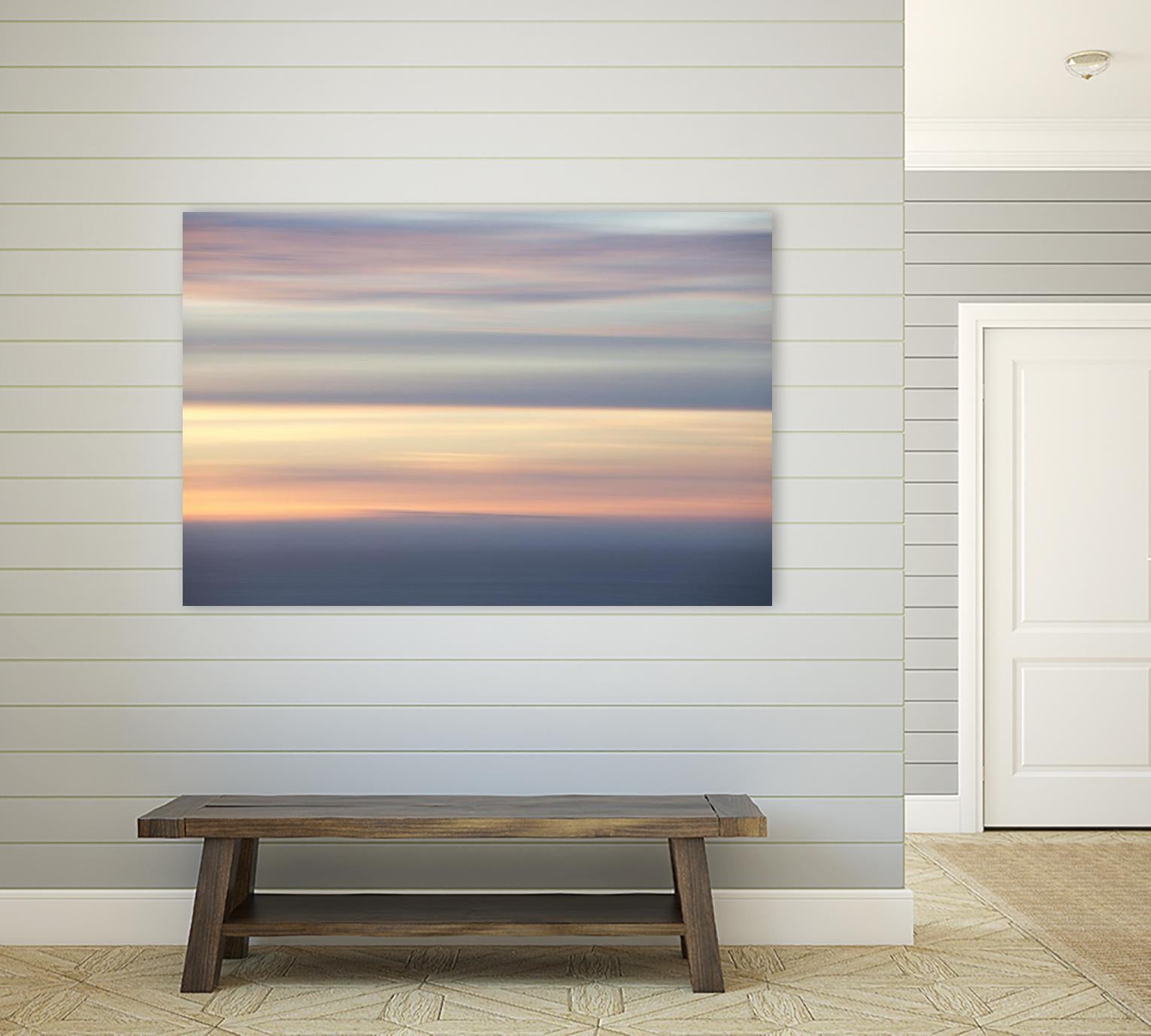 Ocean Kisses Sky by Erle KaCee on GIANT ART - blue photo art