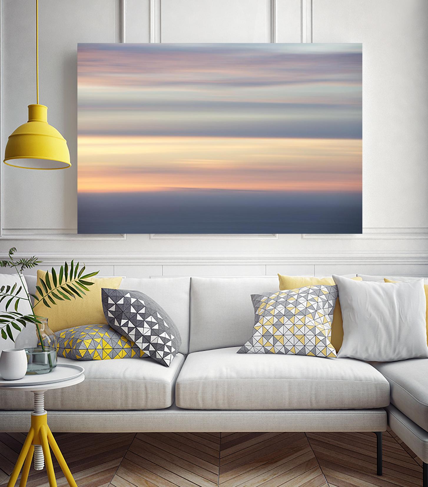 Ocean Kisses Sky by Erle KaCee on GIANT ART - blue photo art