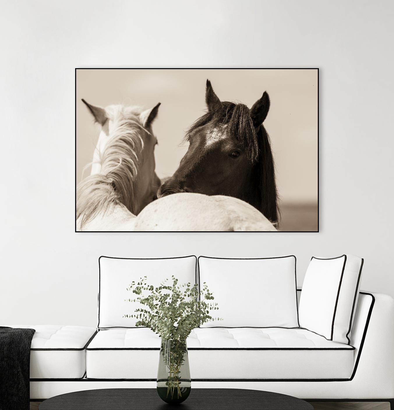 Nuzzles by Erle KaCee on GIANT ART - beige animals