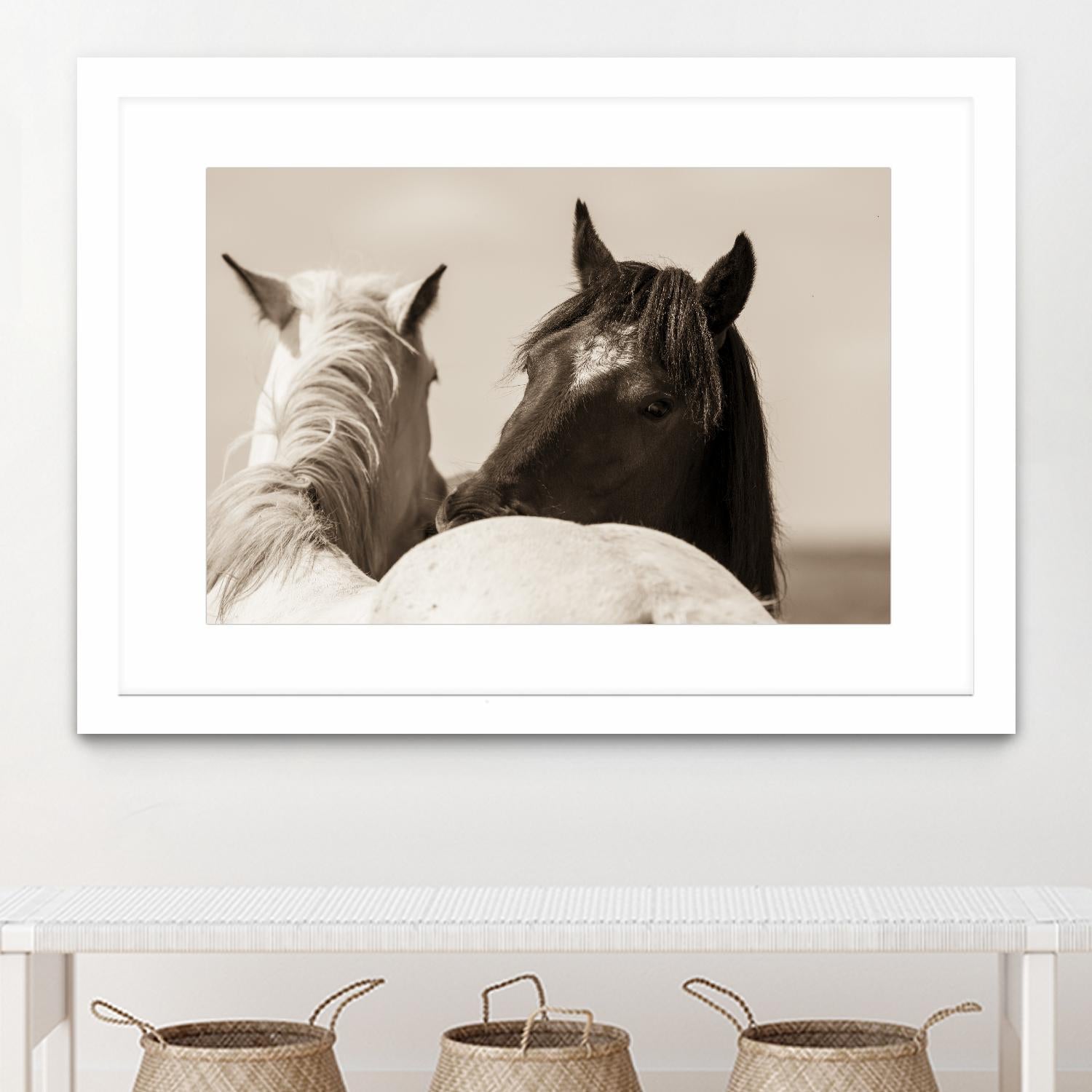 Nuzzles by Erle KaCee on GIANT ART - beige animals