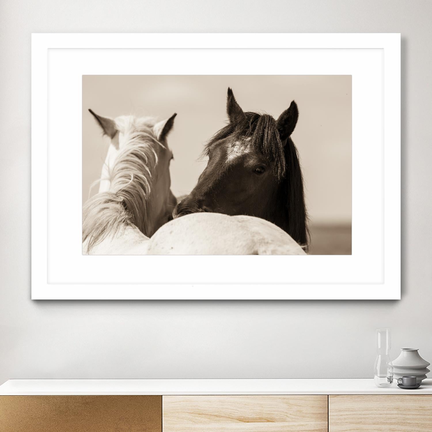 Nuzzles by Erle KaCee on GIANT ART - beige animals