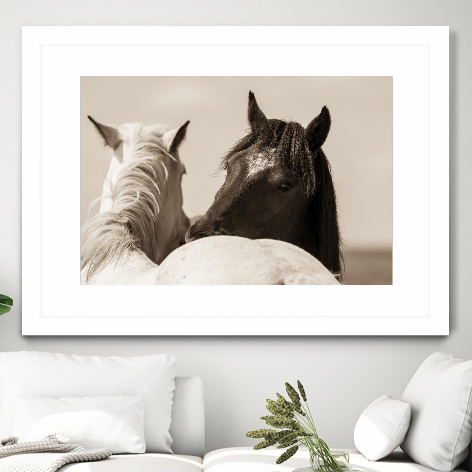 Nuzzles by Erle KaCee on GIANT ART - beige animals