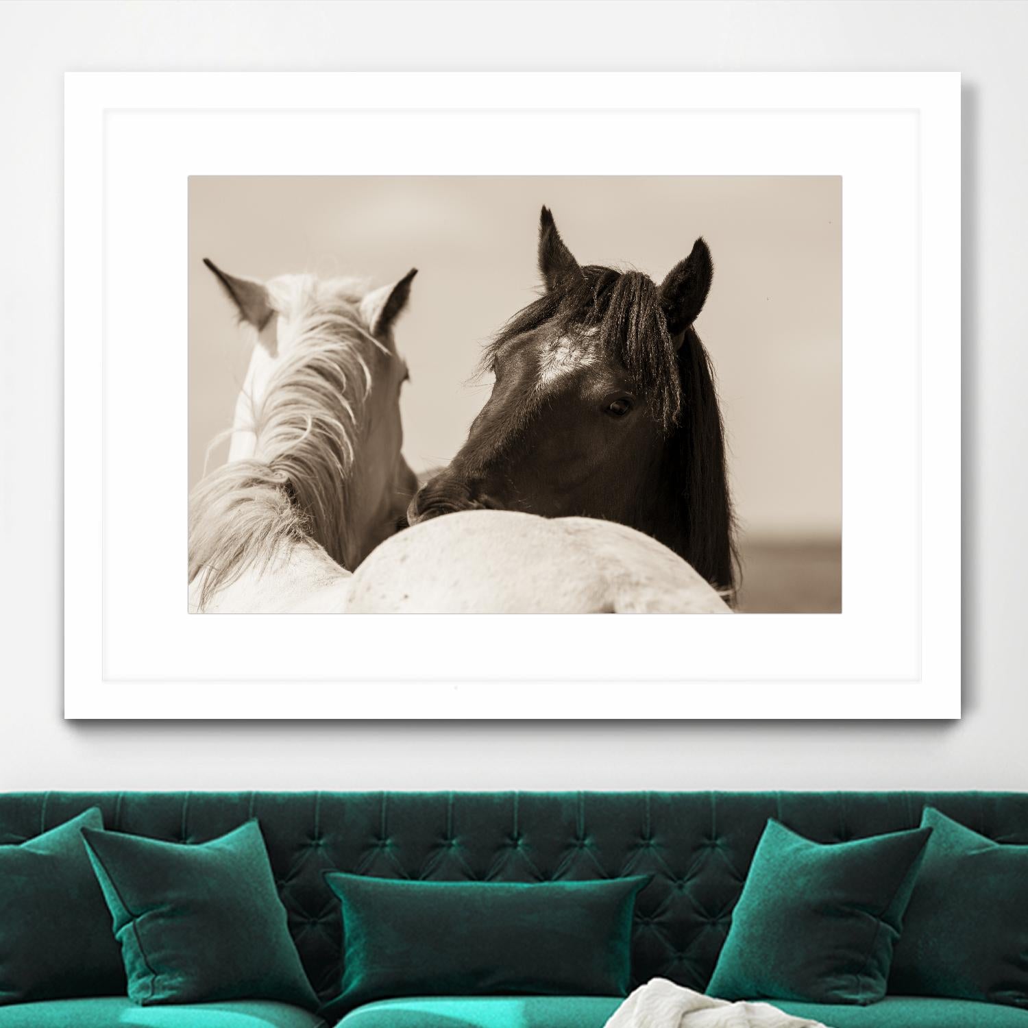 Nuzzles by Erle KaCee on GIANT ART - beige animals