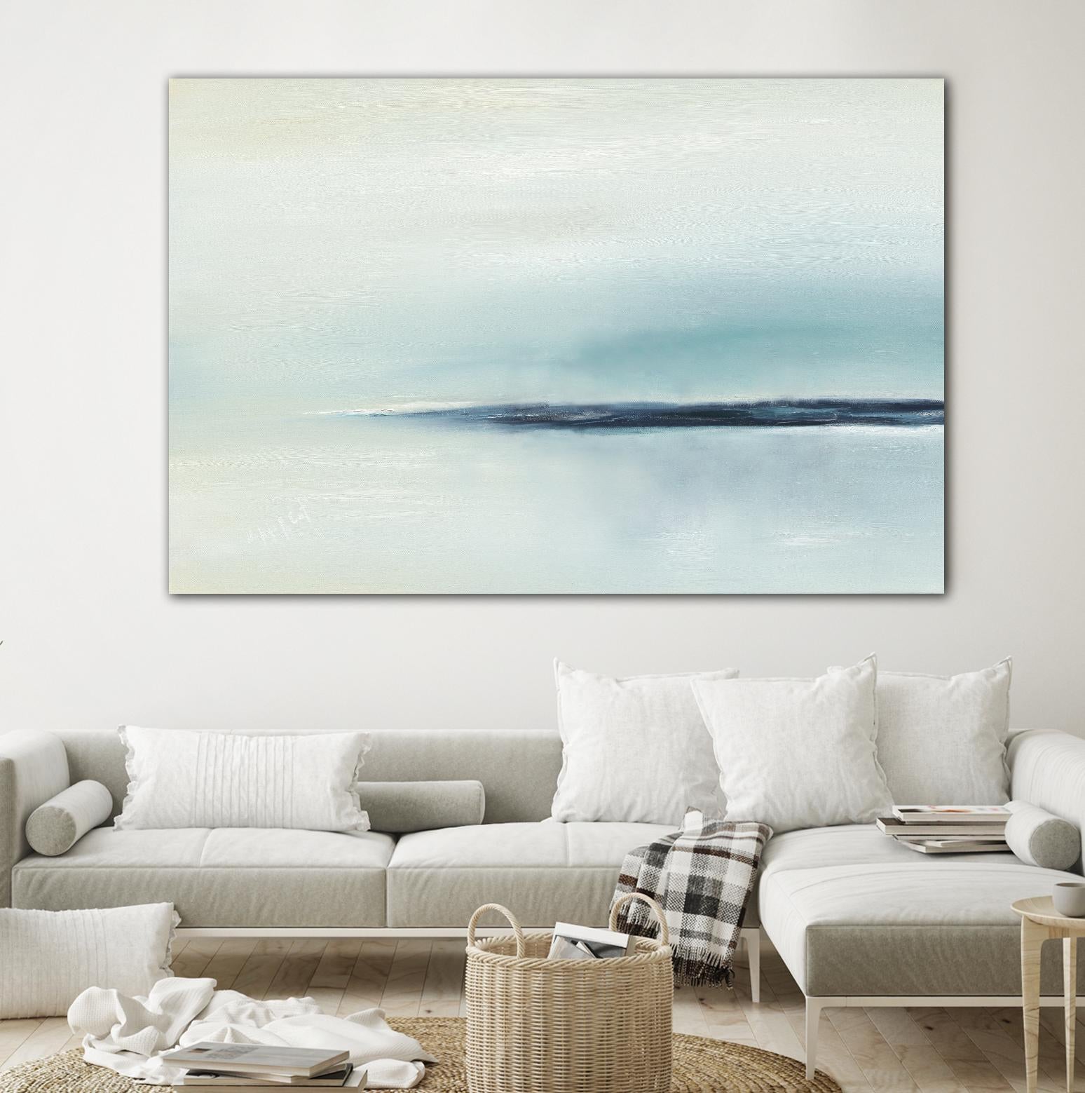 Stillness by Michele Gort on GIANT ART - beige abstract