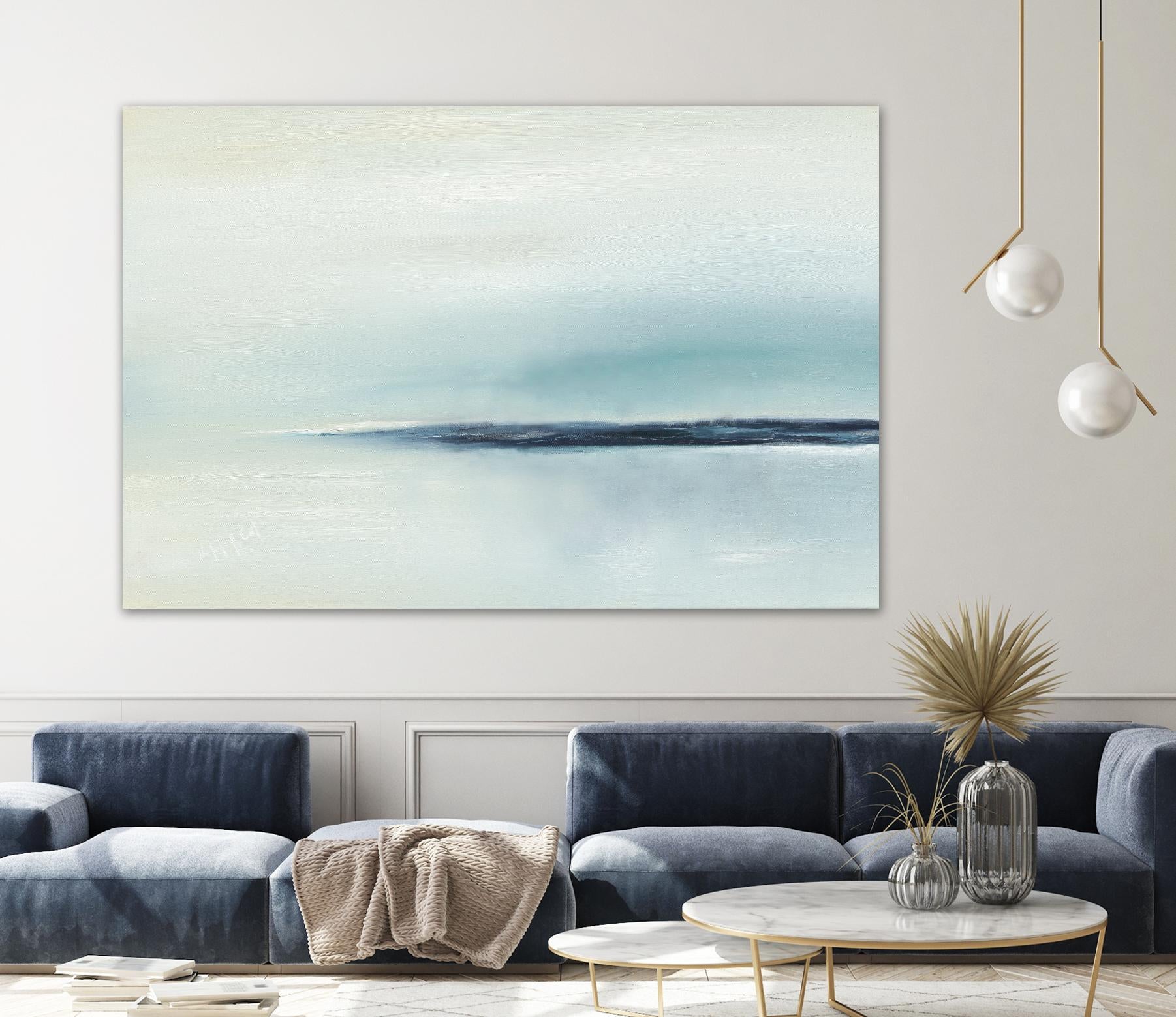 Stillness by Michele Gort on GIANT ART - beige abstract