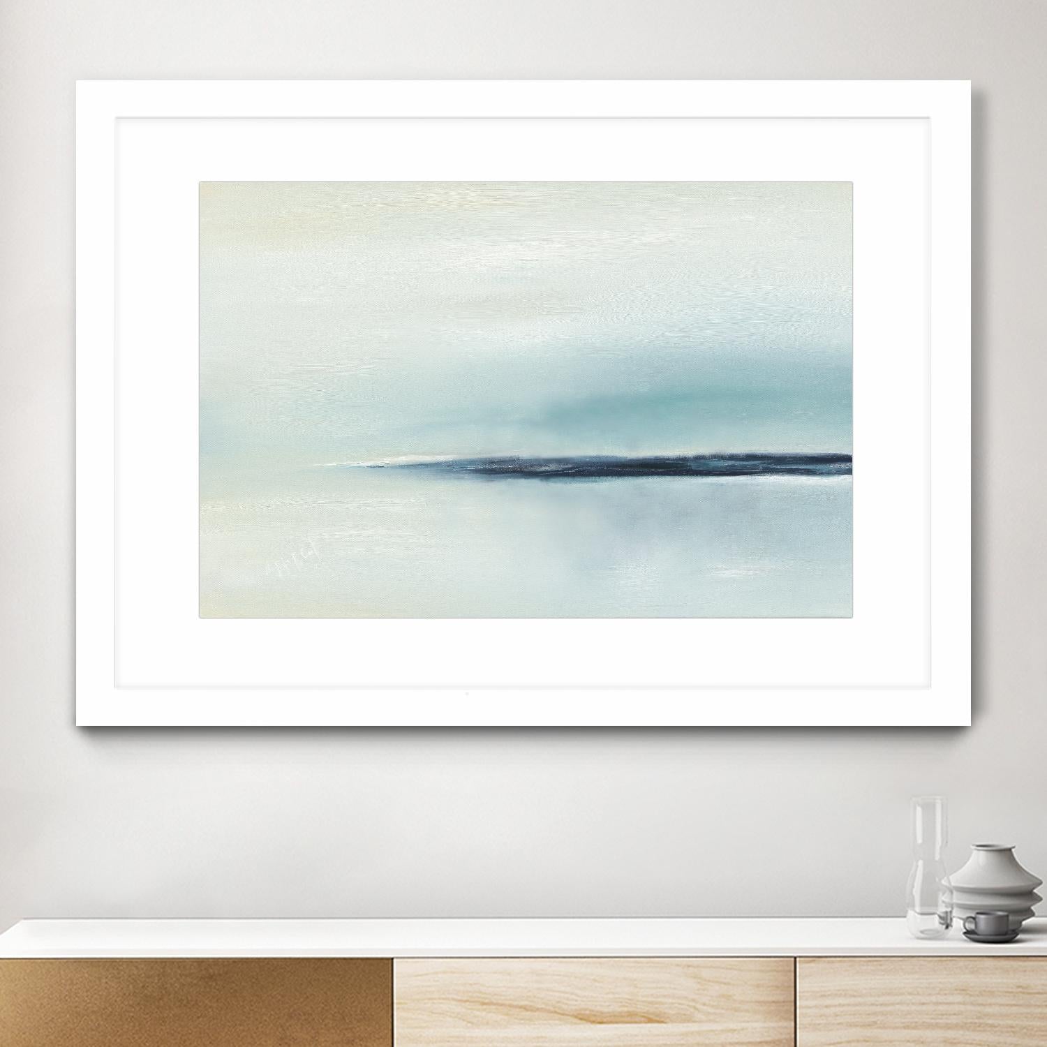 Stillness by Michele Gort on GIANT ART - beige abstract