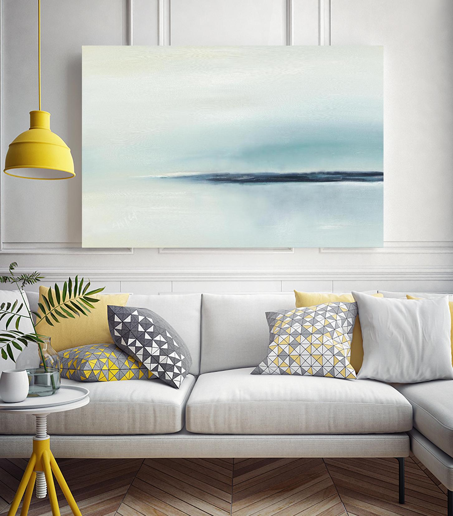 Stillness by Michele Gort on GIANT ART - beige abstract