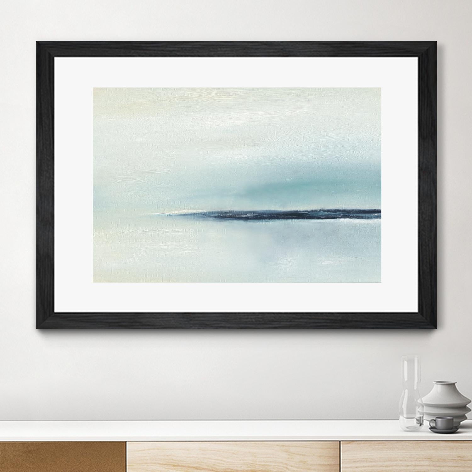 Stillness by Michele Gort on GIANT ART - beige abstract