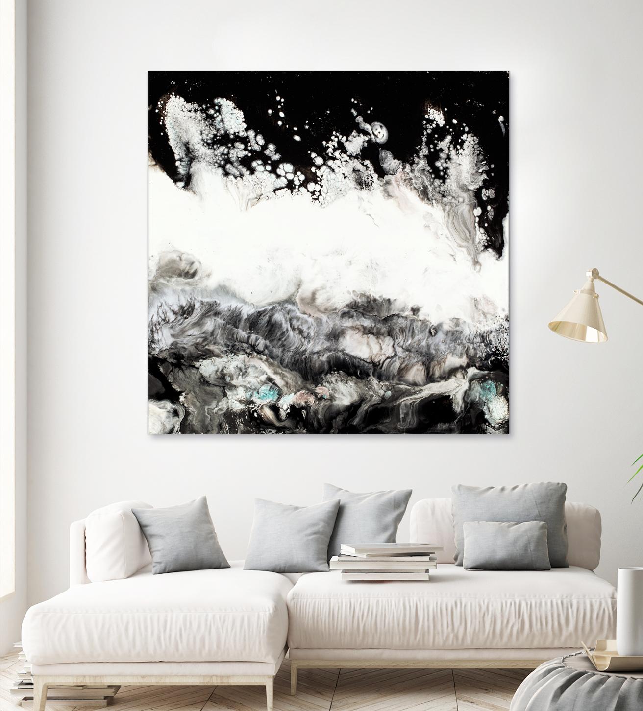 Notions by Corrie LaVelle on GIANT ART - white abstract