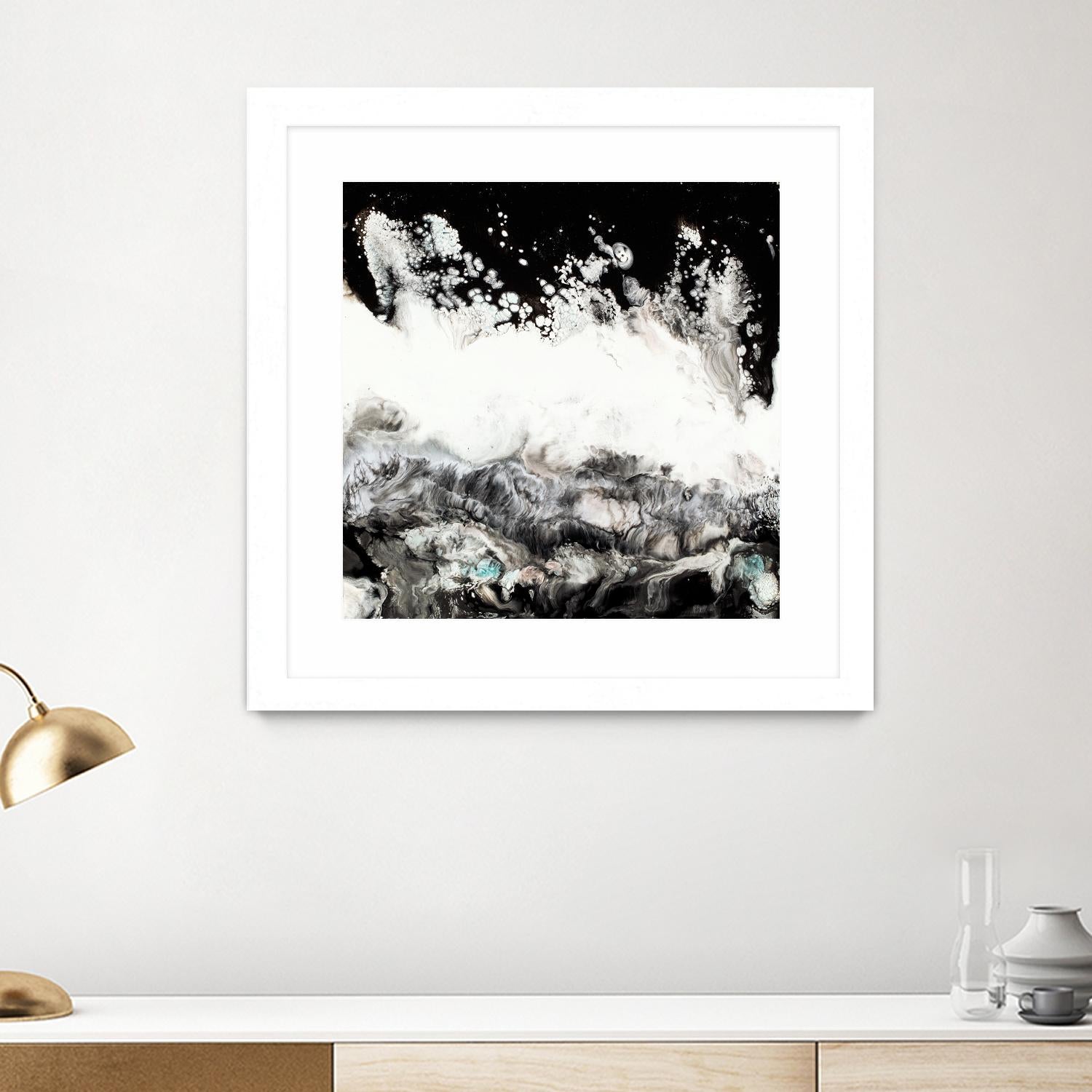 Notions by Corrie LaVelle on GIANT ART - white abstract