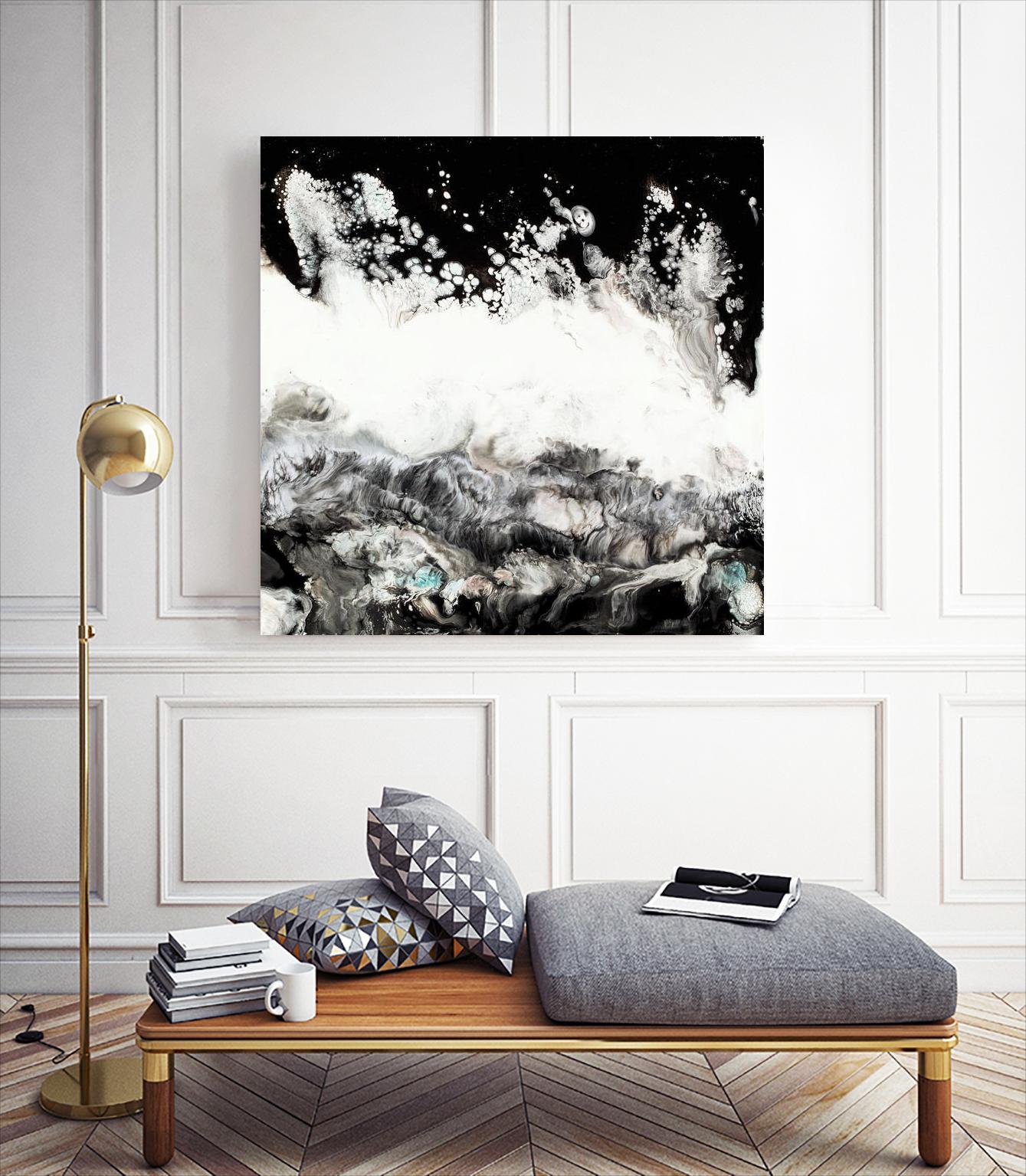 Notions by Corrie LaVelle on GIANT ART - white abstract