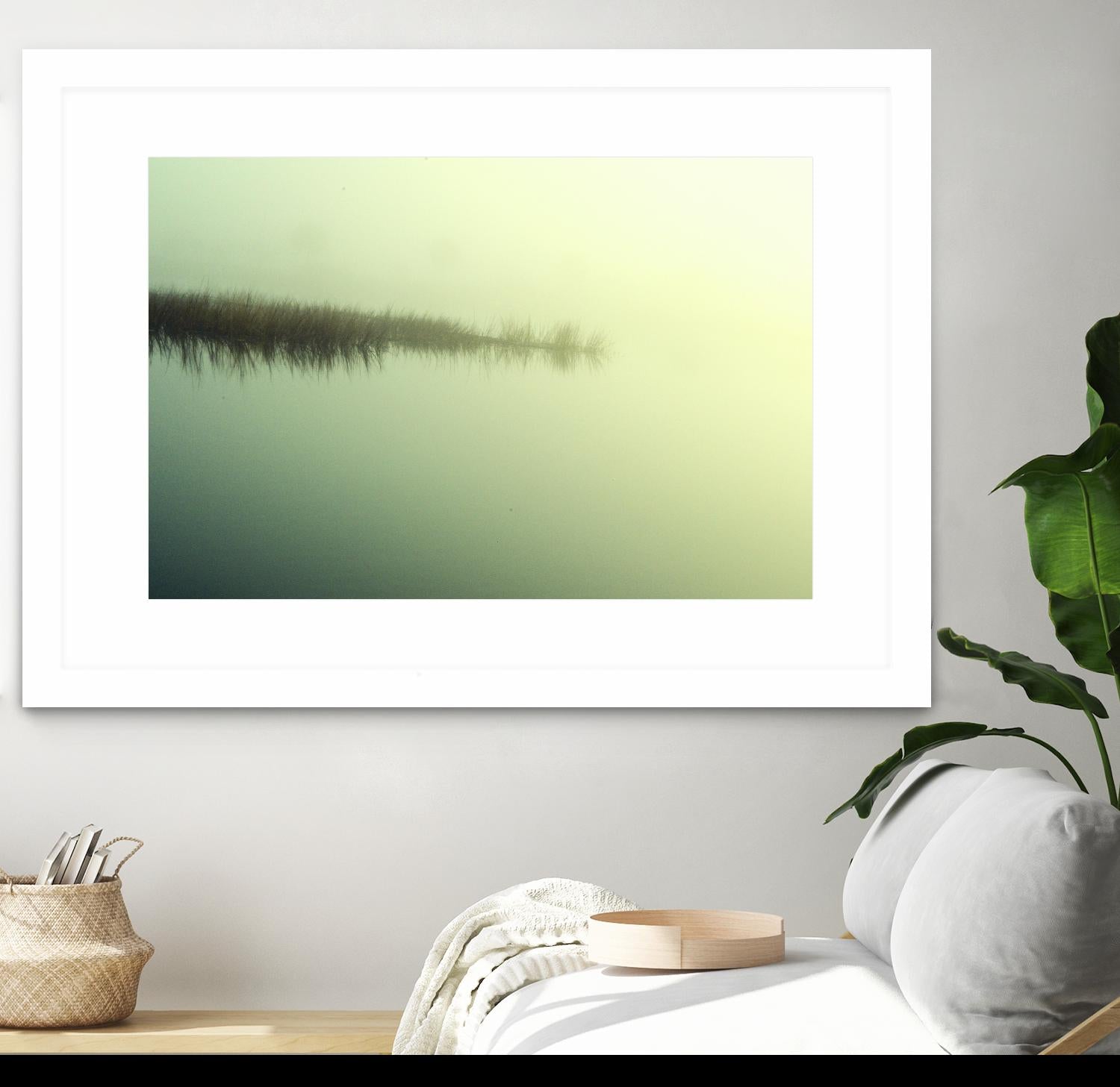 Peaceful Morning by Lori Prenner on GIANT ART - green landscape