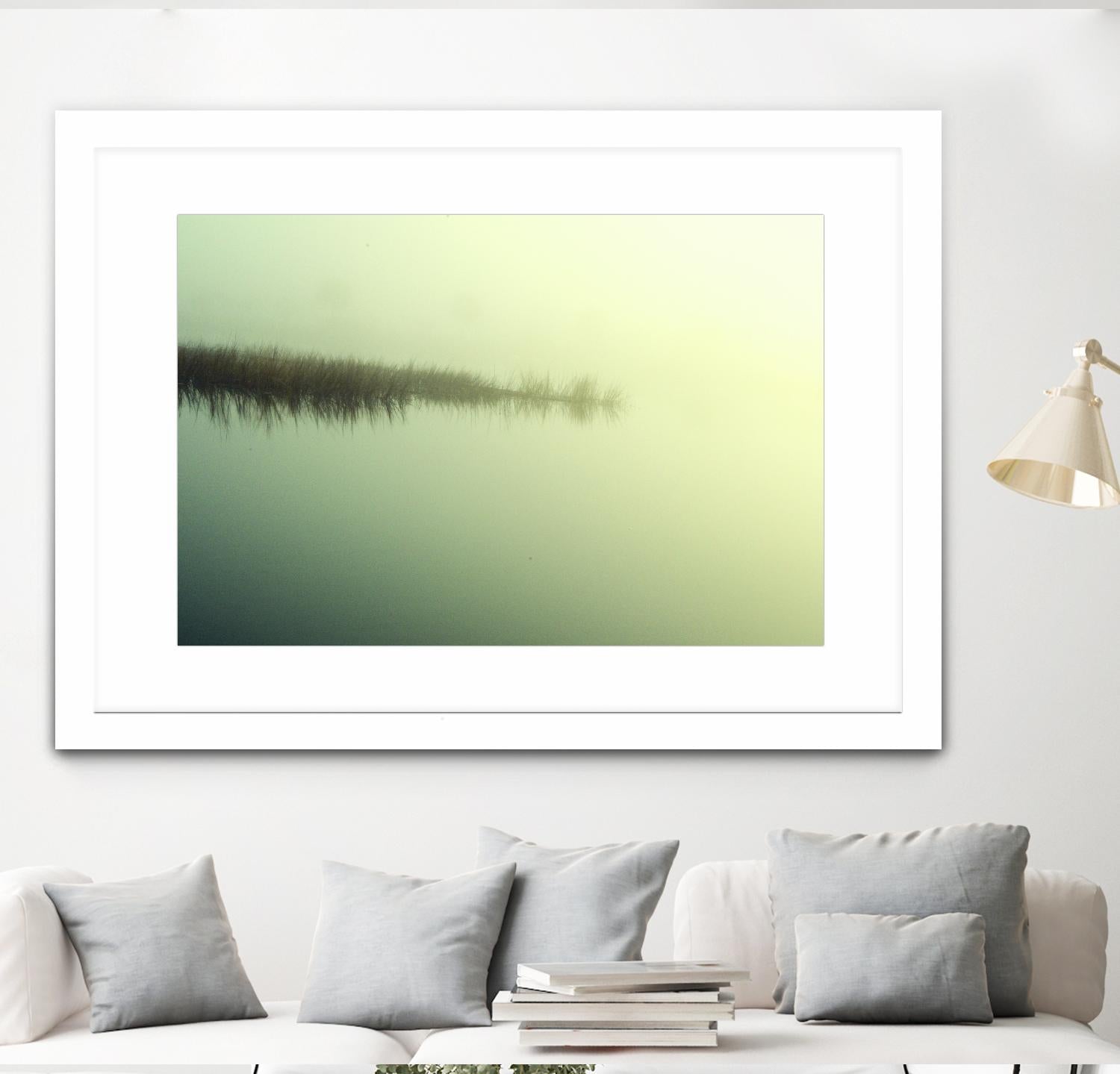 Peaceful Morning by Lori Prenner on GIANT ART - green landscape