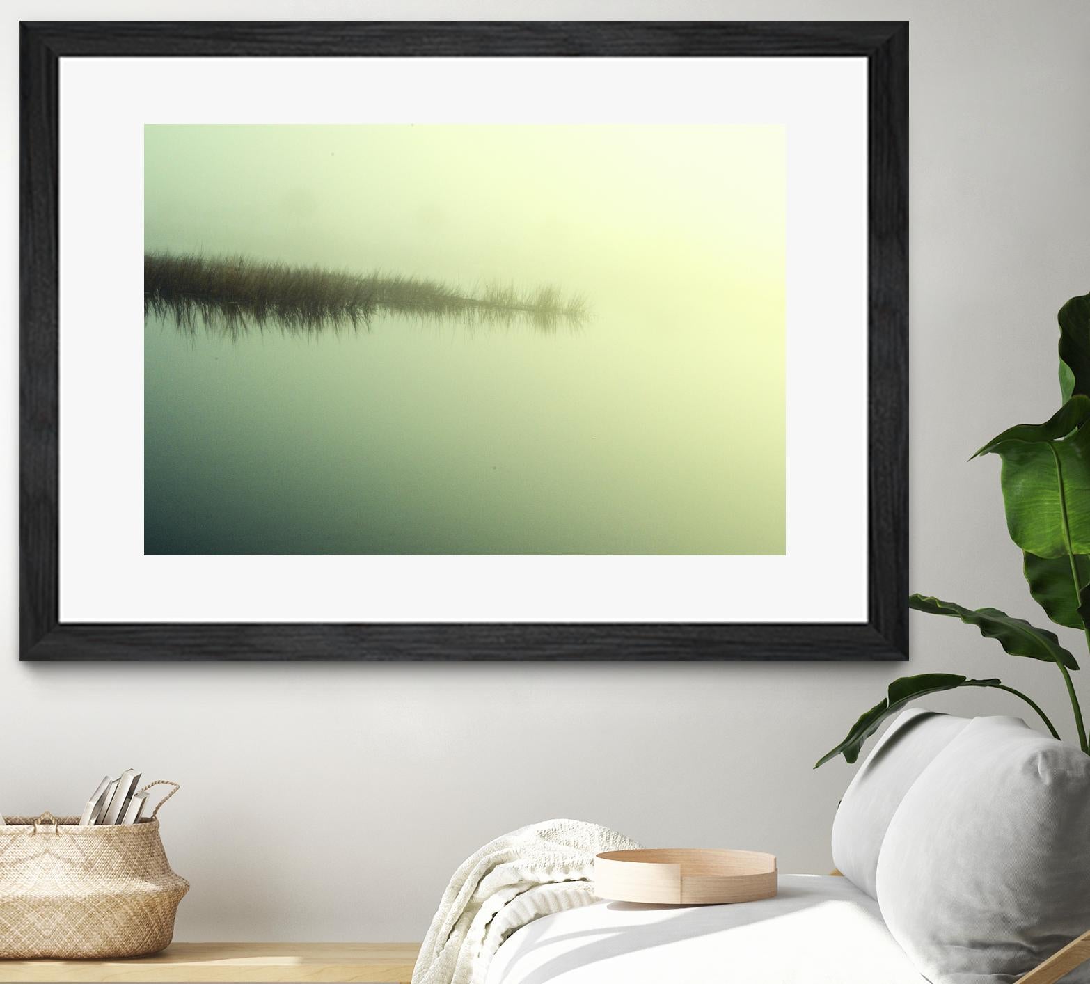 Peaceful Morning by Lori Prenner on GIANT ART - green landscape