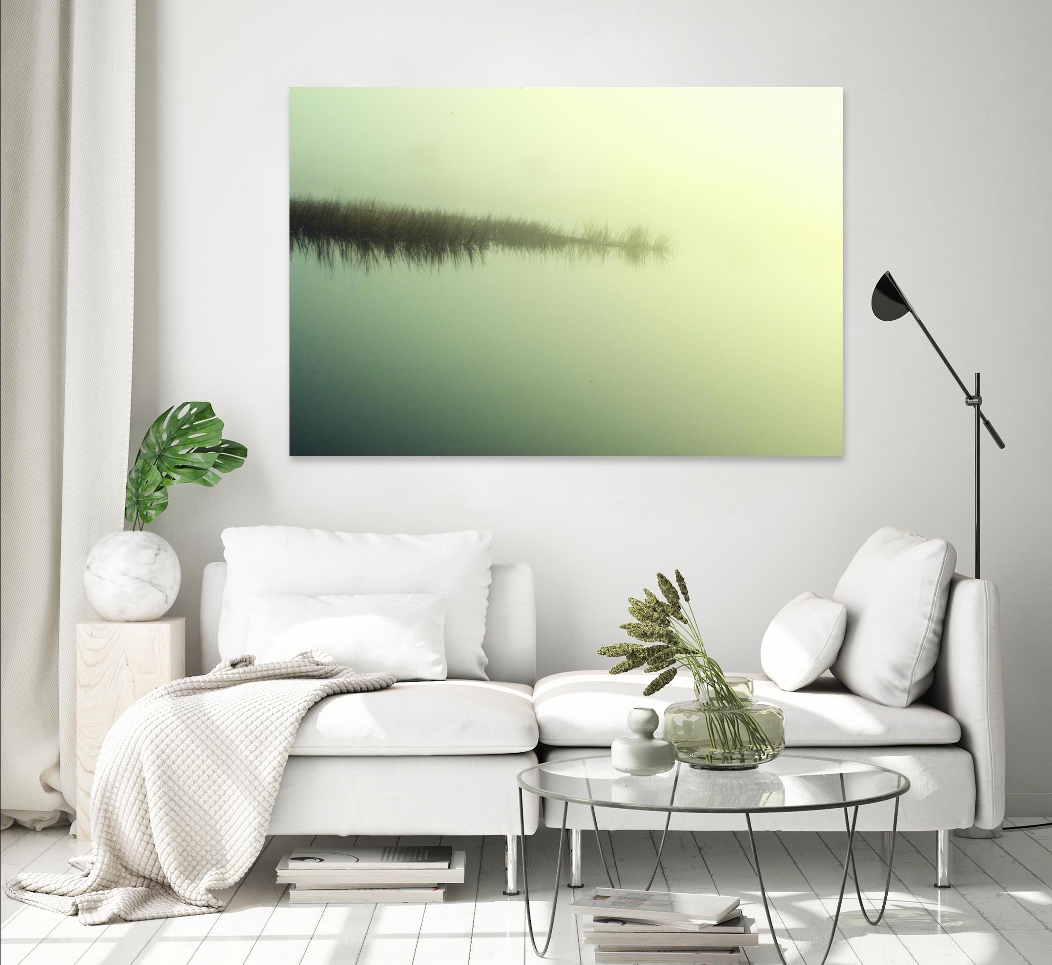 Peaceful Morning by Lori Prenner on GIANT ART - green landscape