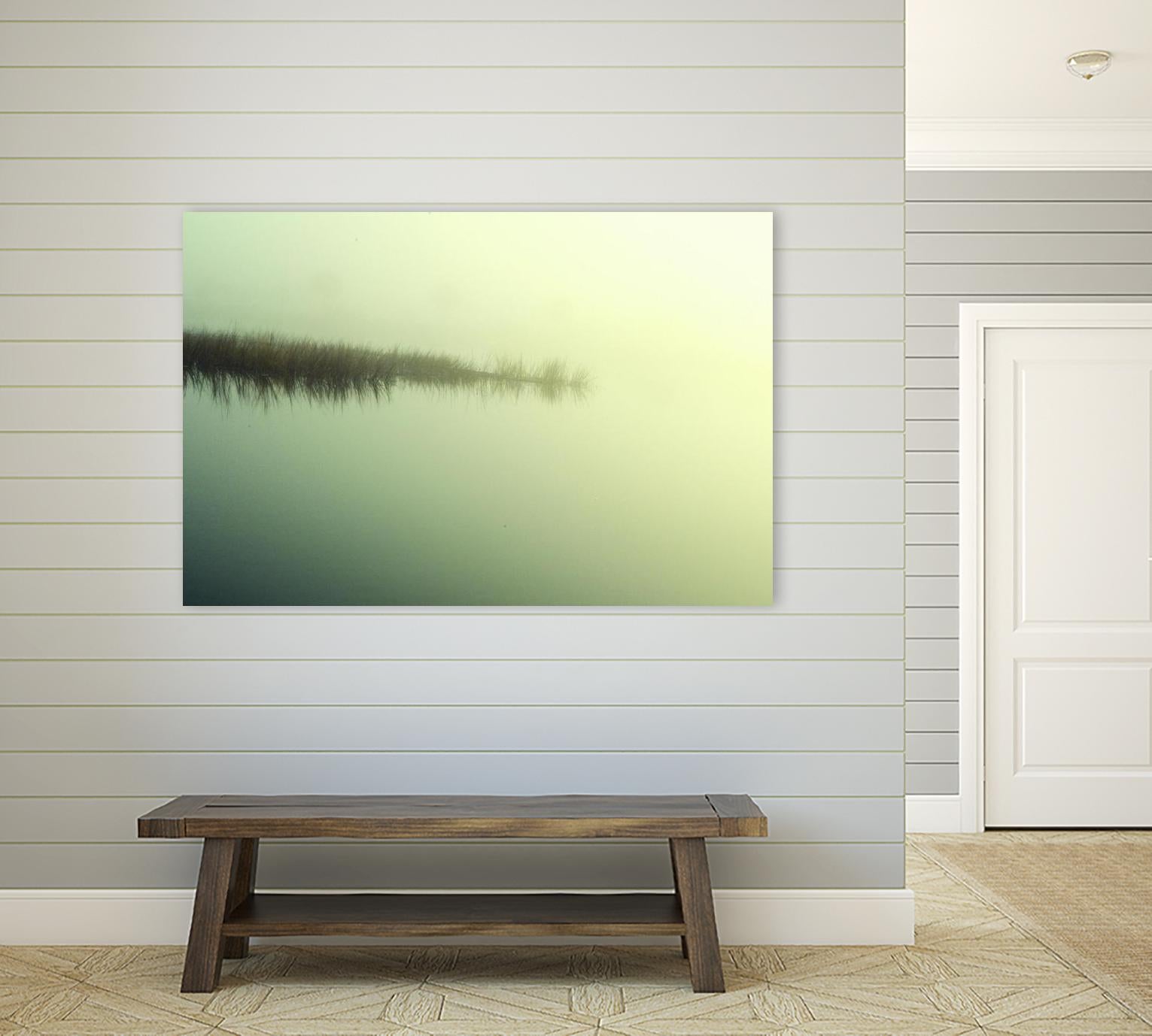 Peaceful Morning by Lori Prenner on GIANT ART - green landscape