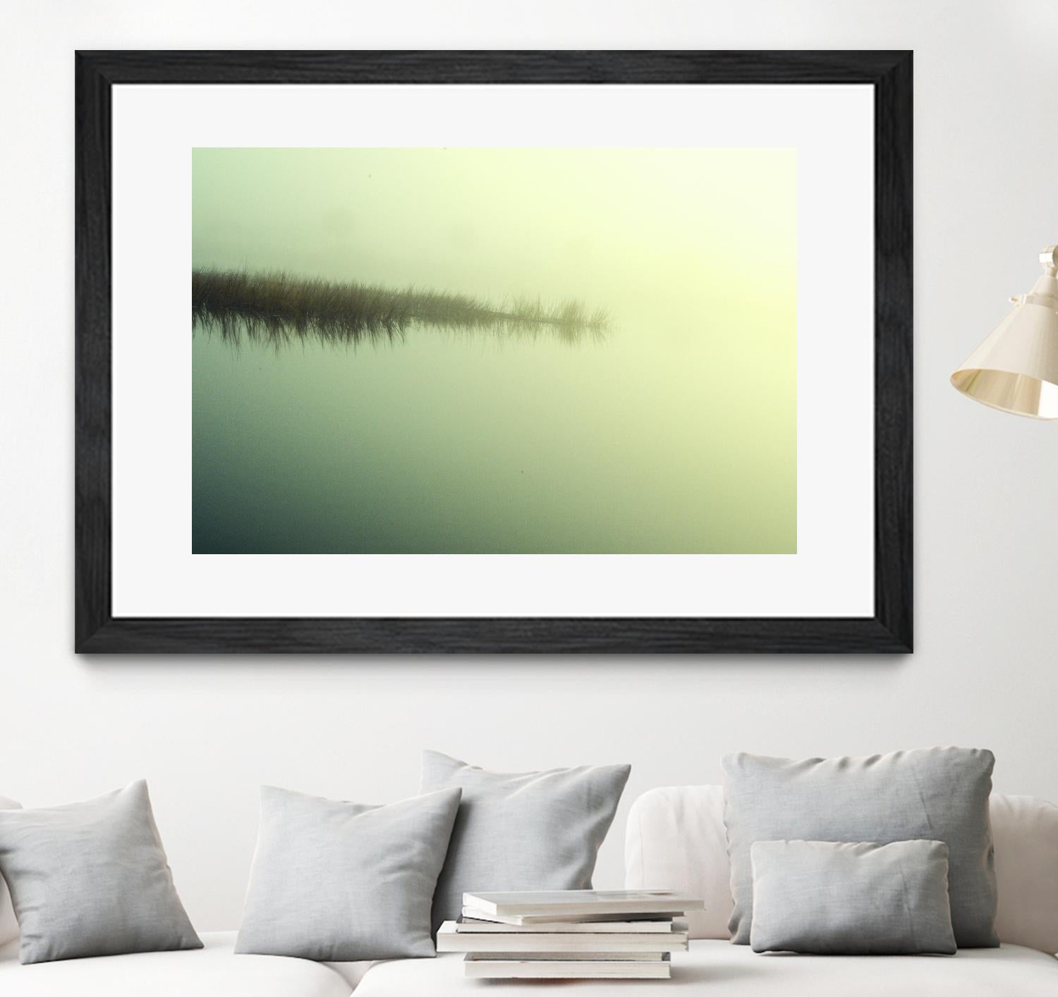 Peaceful Morning by Lori Prenner on GIANT ART - green landscape