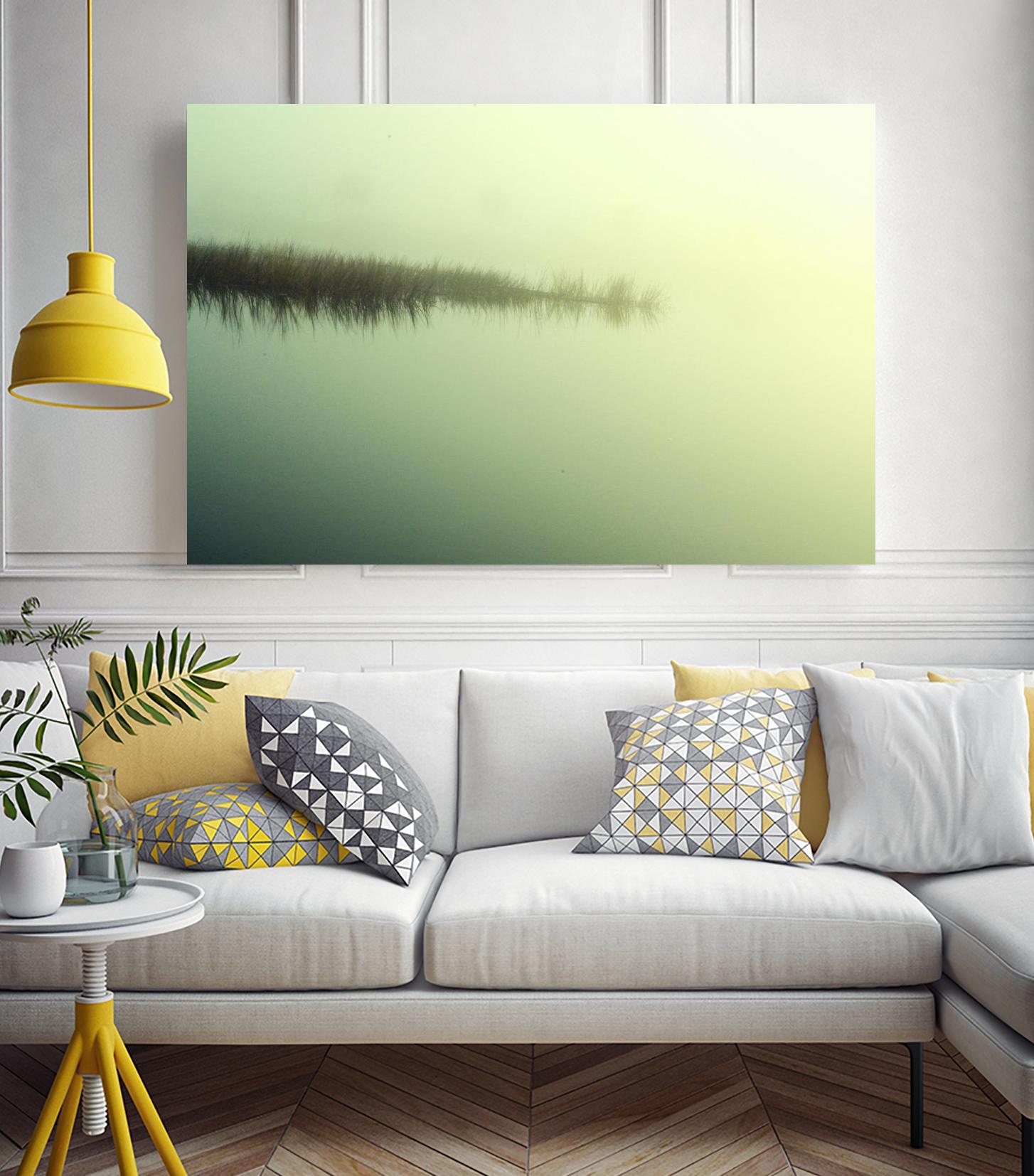 Peaceful Morning by Lori Prenner on GIANT ART - green landscape