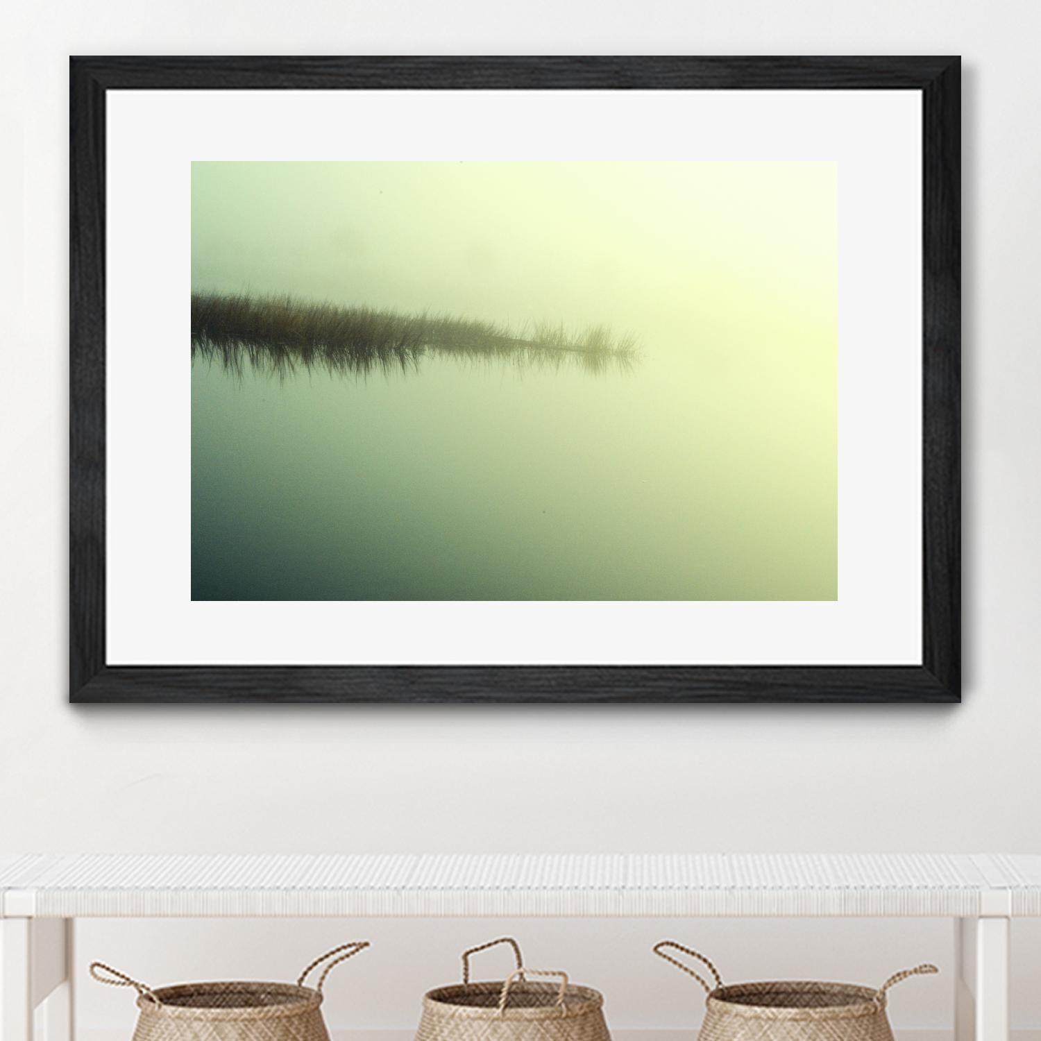 Peaceful Morning by Lori Prenner on GIANT ART - green landscape