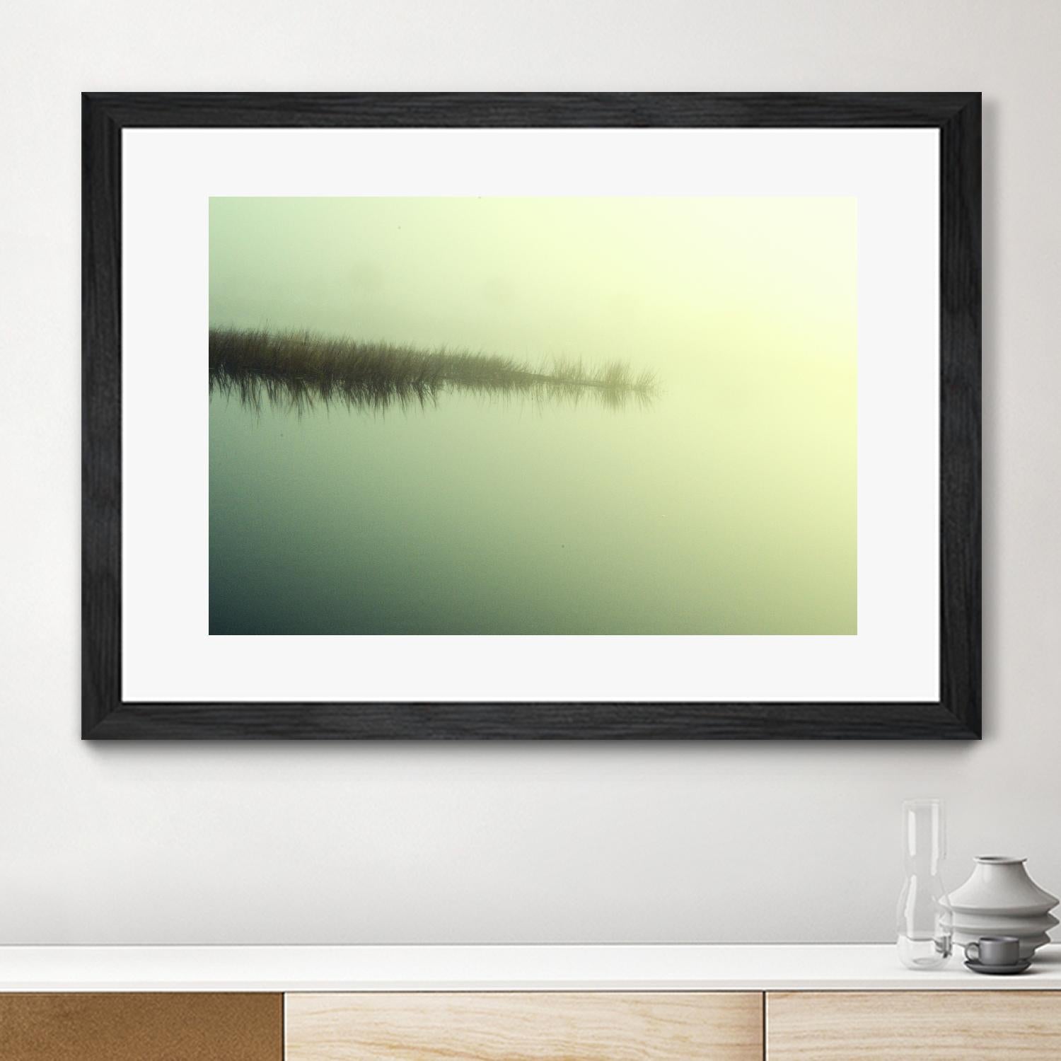 Peaceful Morning by Lori Prenner on GIANT ART - green landscape