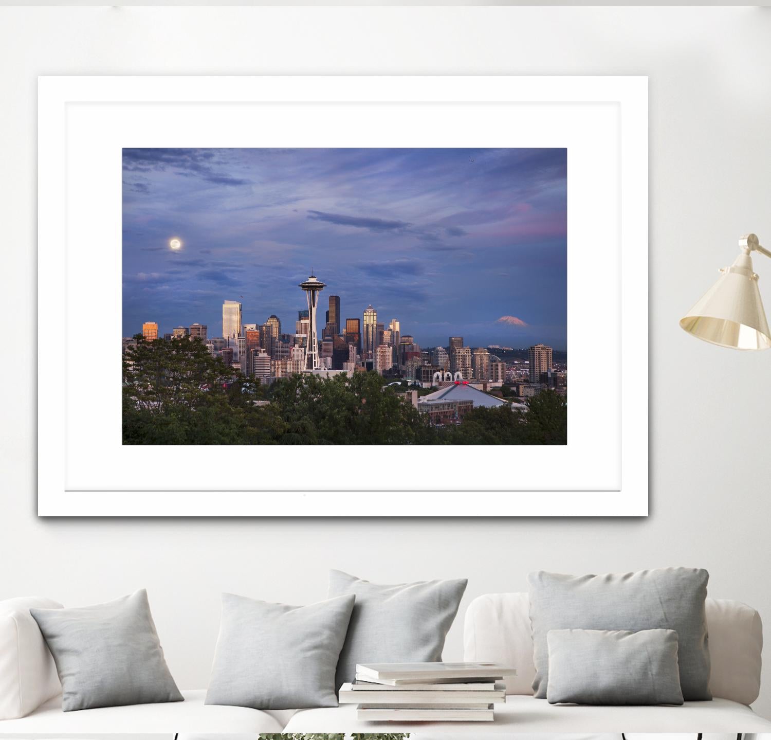 Skyview by Aaron Matheson on GIANT ART - green city scene