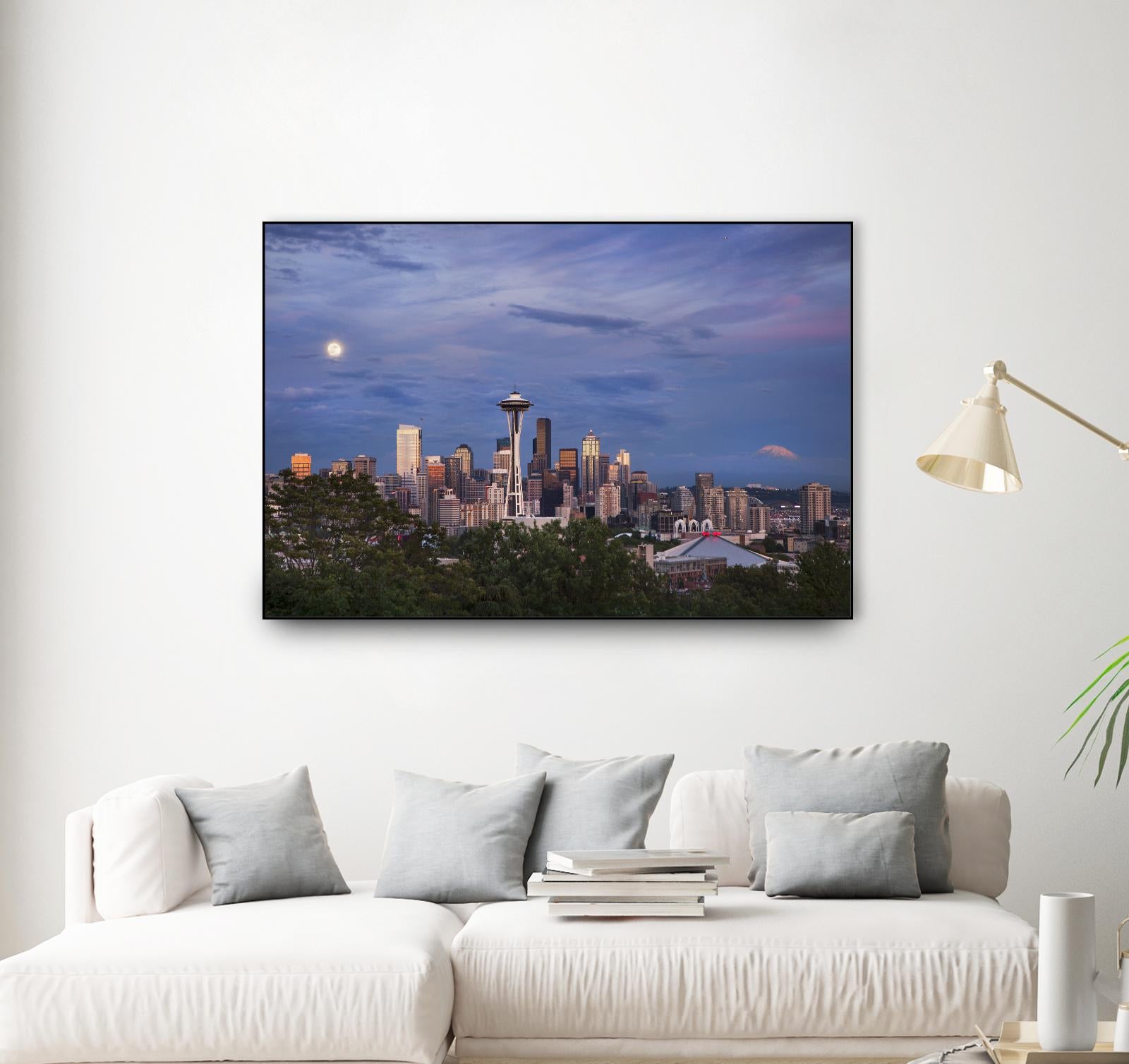 Skyview by Aaron Matheson on GIANT ART - green city scene