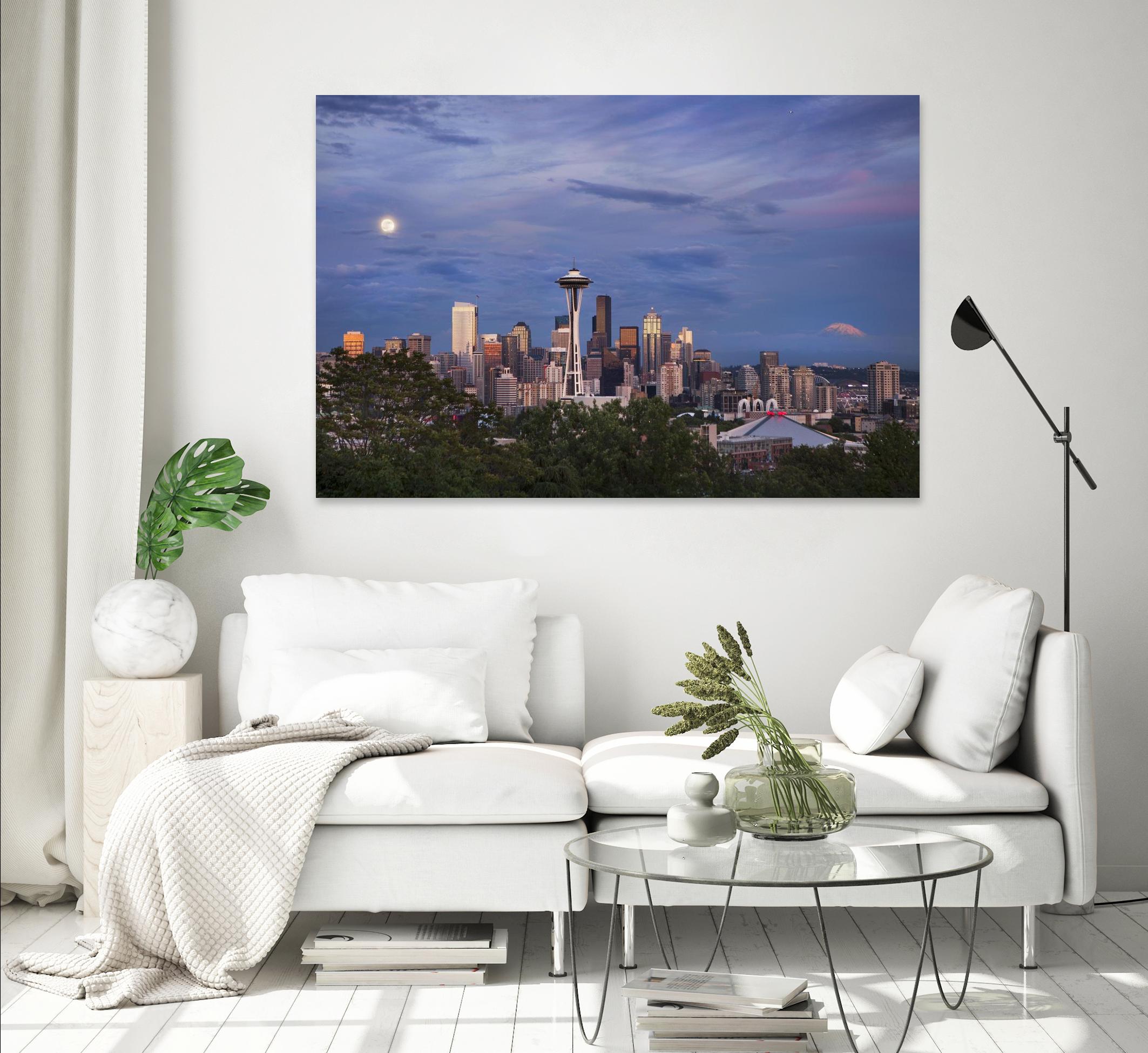 Skyview by Aaron Matheson on GIANT ART - green city scene