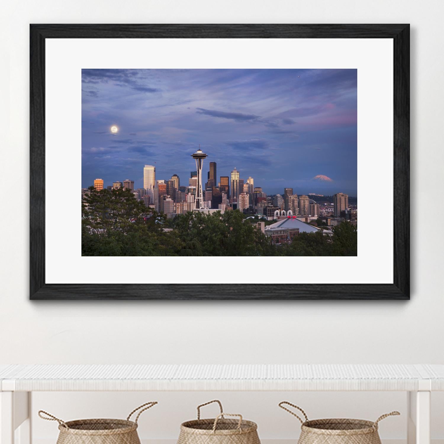 Skyview by Aaron Matheson on GIANT ART - green city scene