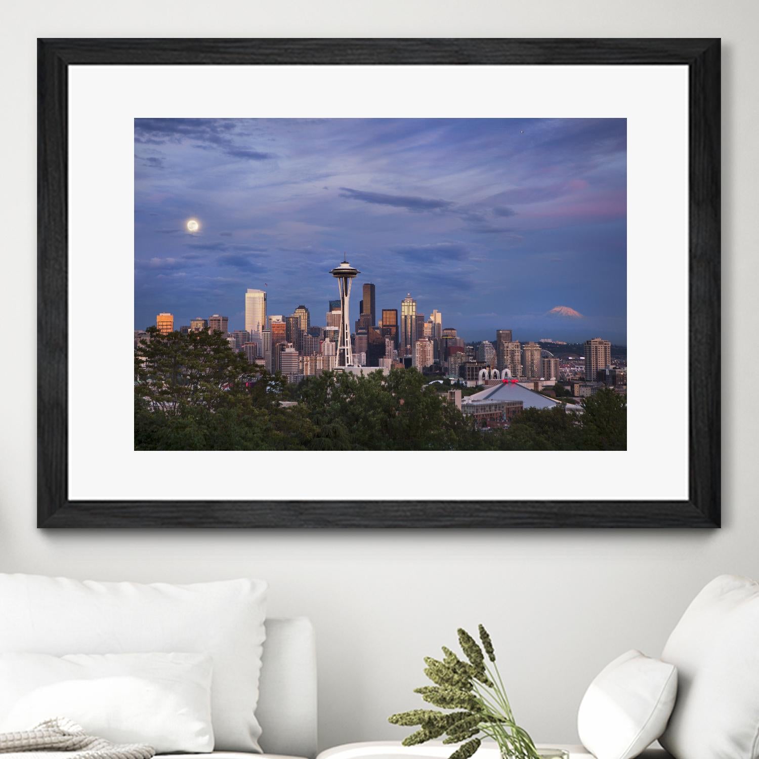 Skyview by Aaron Matheson on GIANT ART - green city scene