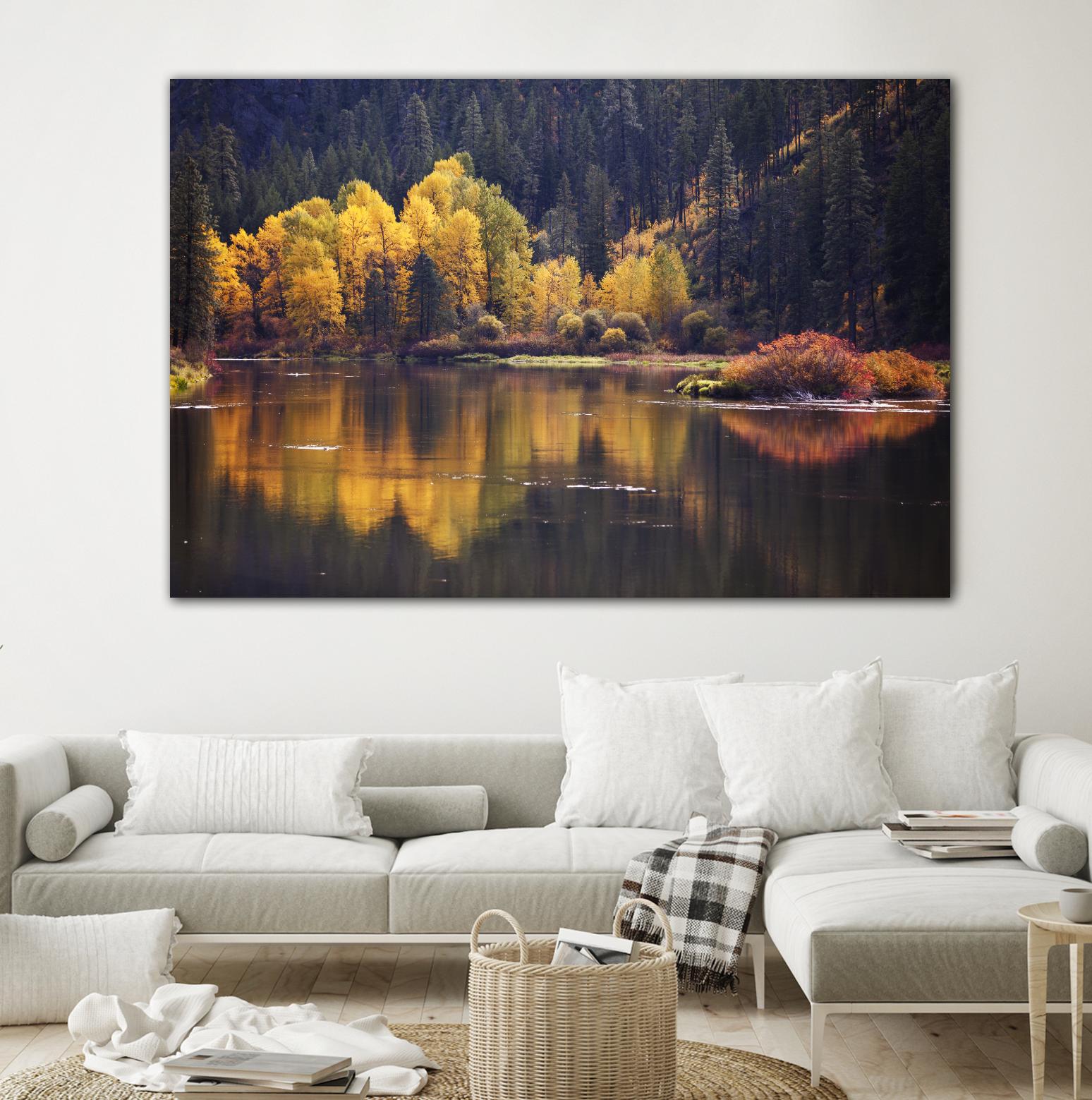 Mirror Visions by Aaron Matheson on GIANT ART - orange landscape