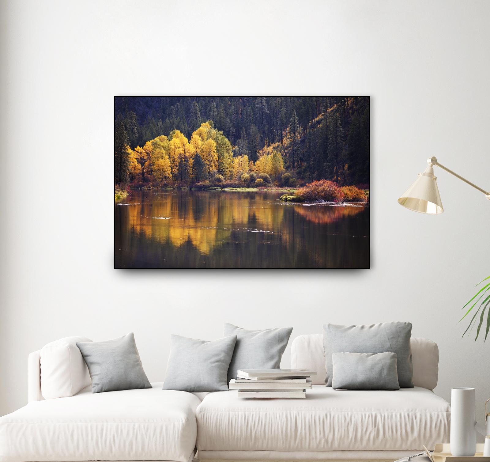 Mirror Visions by Aaron Matheson on GIANT ART - orange landscape