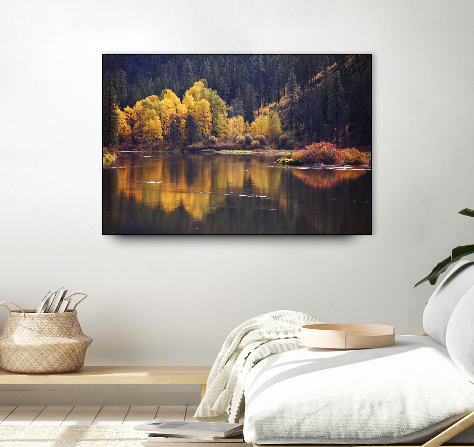 Mirror Visions by Aaron Matheson on GIANT ART - orange landscape