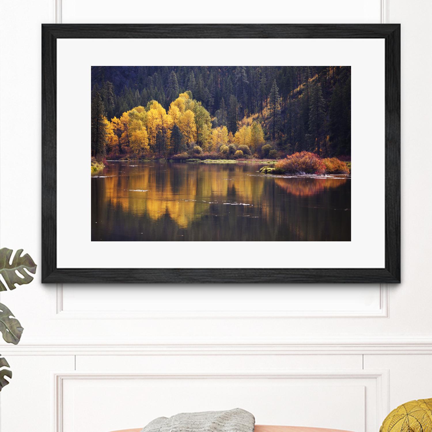 Mirror Visions by Aaron Matheson on GIANT ART - orange landscape