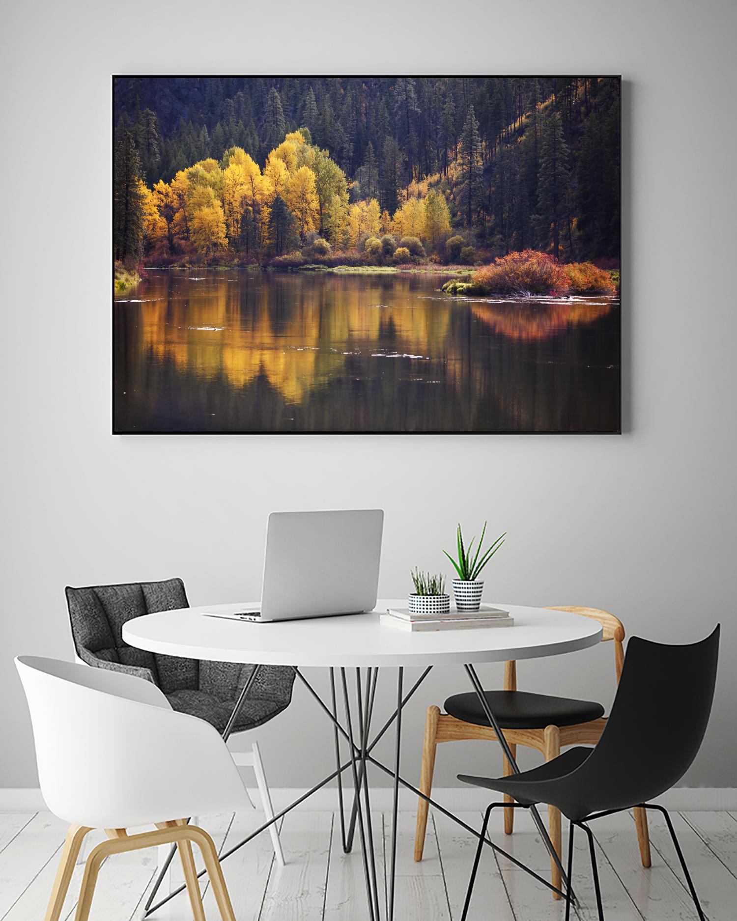 Mirror Visions by Aaron Matheson on GIANT ART - orange landscape