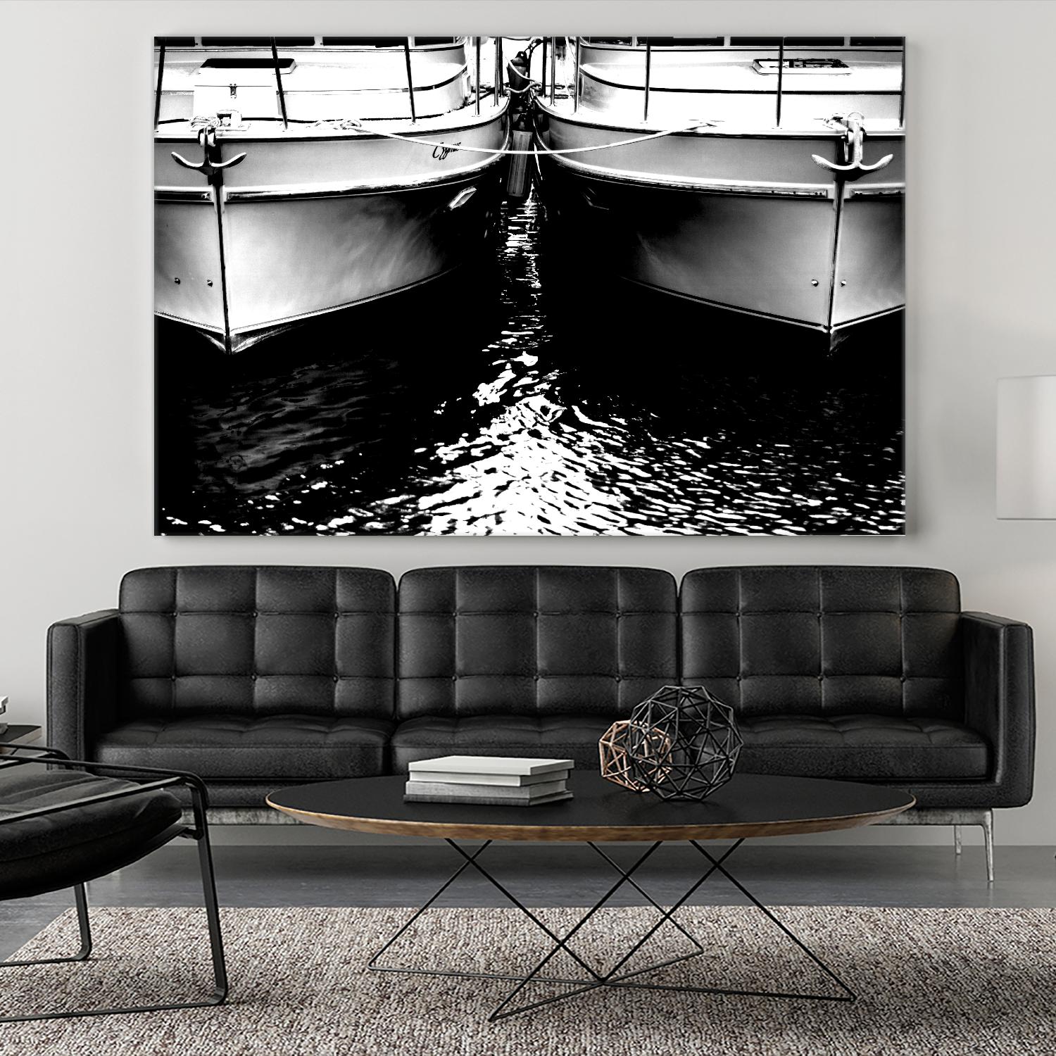 Waiting our Turn by Aaron Matheson on GIANT ART - white nautical