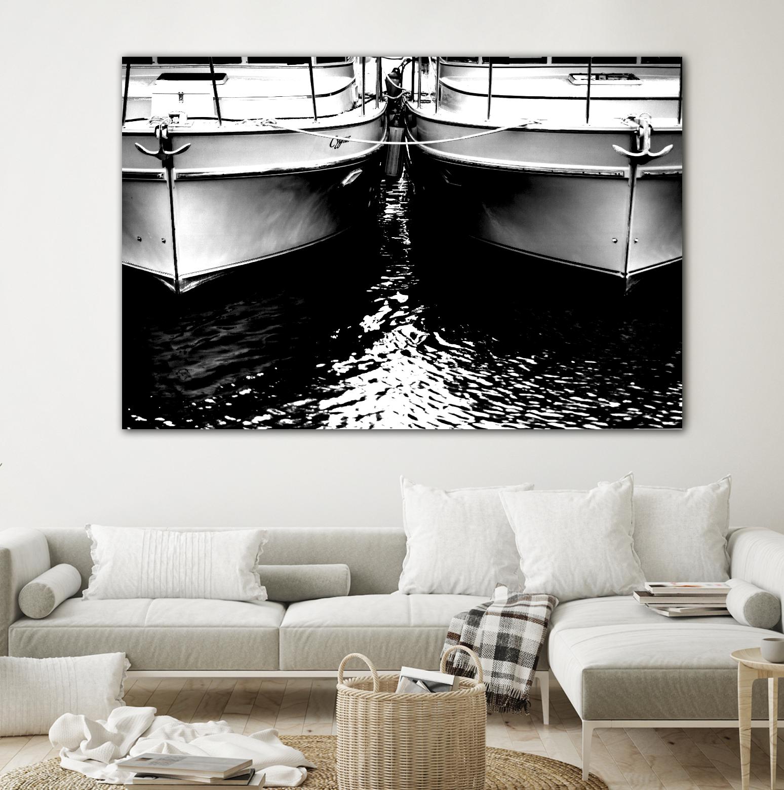 Waiting our Turn by Aaron Matheson on GIANT ART - white nautical