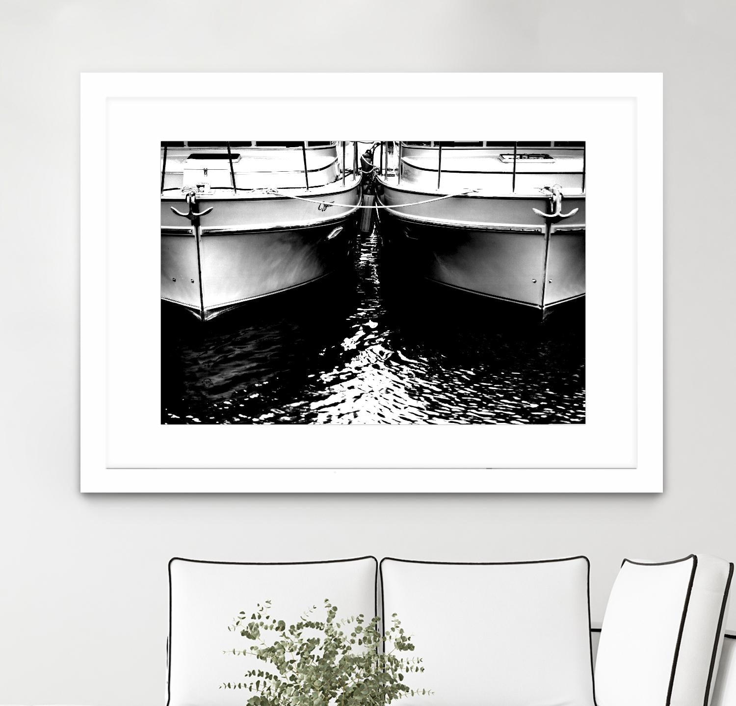 Waiting our Turn by Aaron Matheson on GIANT ART - white nautical