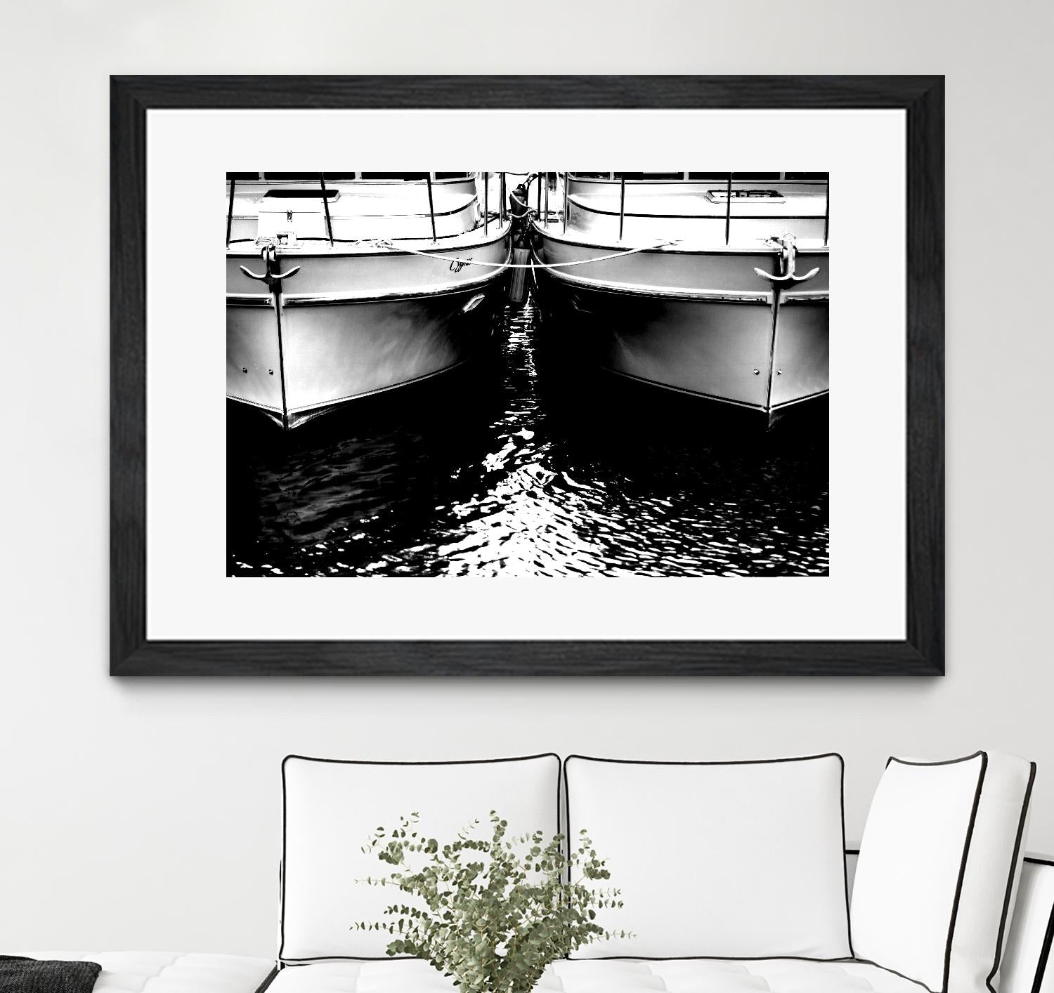 Waiting our Turn by Aaron Matheson on GIANT ART - white nautical