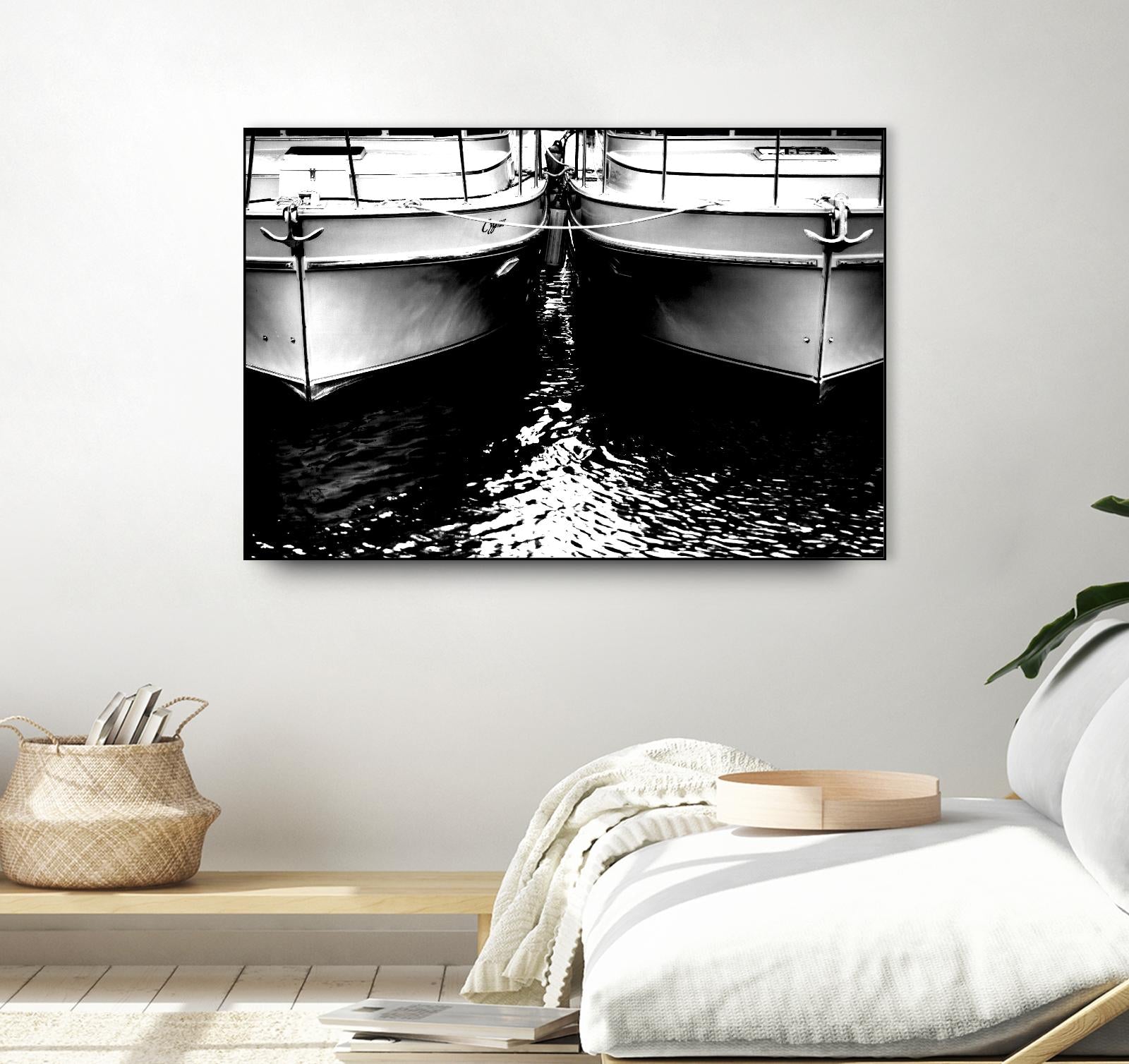 Waiting our Turn by Aaron Matheson on GIANT ART - white nautical