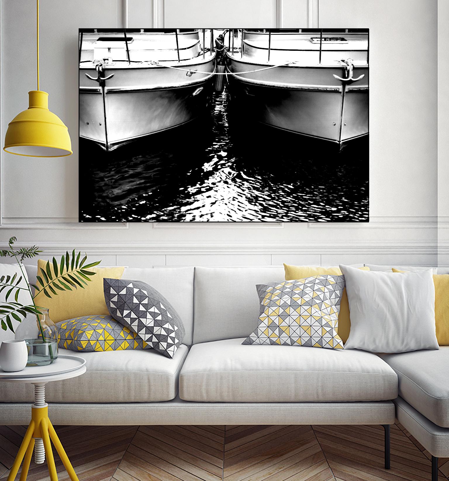 Waiting our Turn by Aaron Matheson on GIANT ART - white nautical