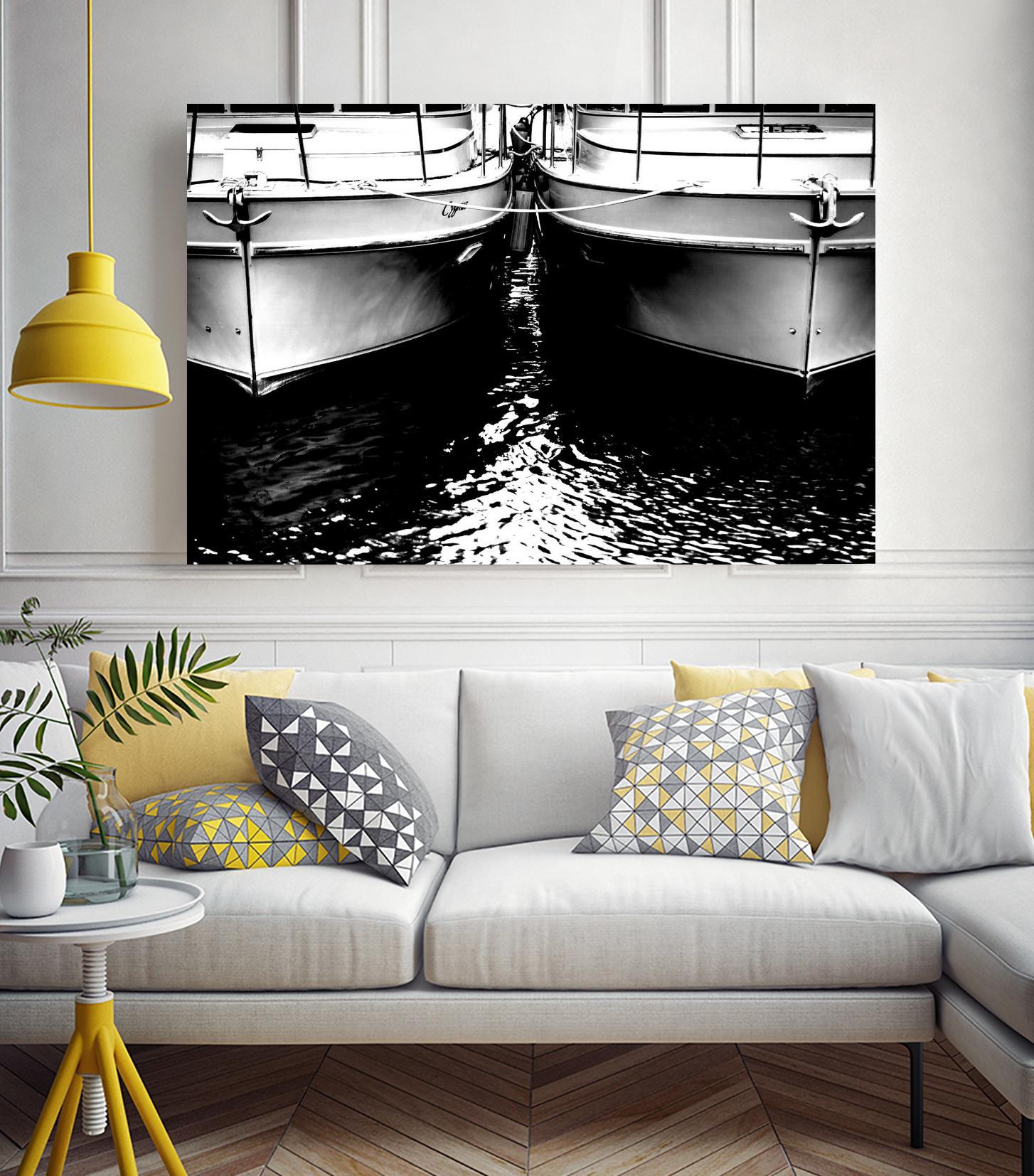 Waiting our Turn by Aaron Matheson on GIANT ART - white nautical